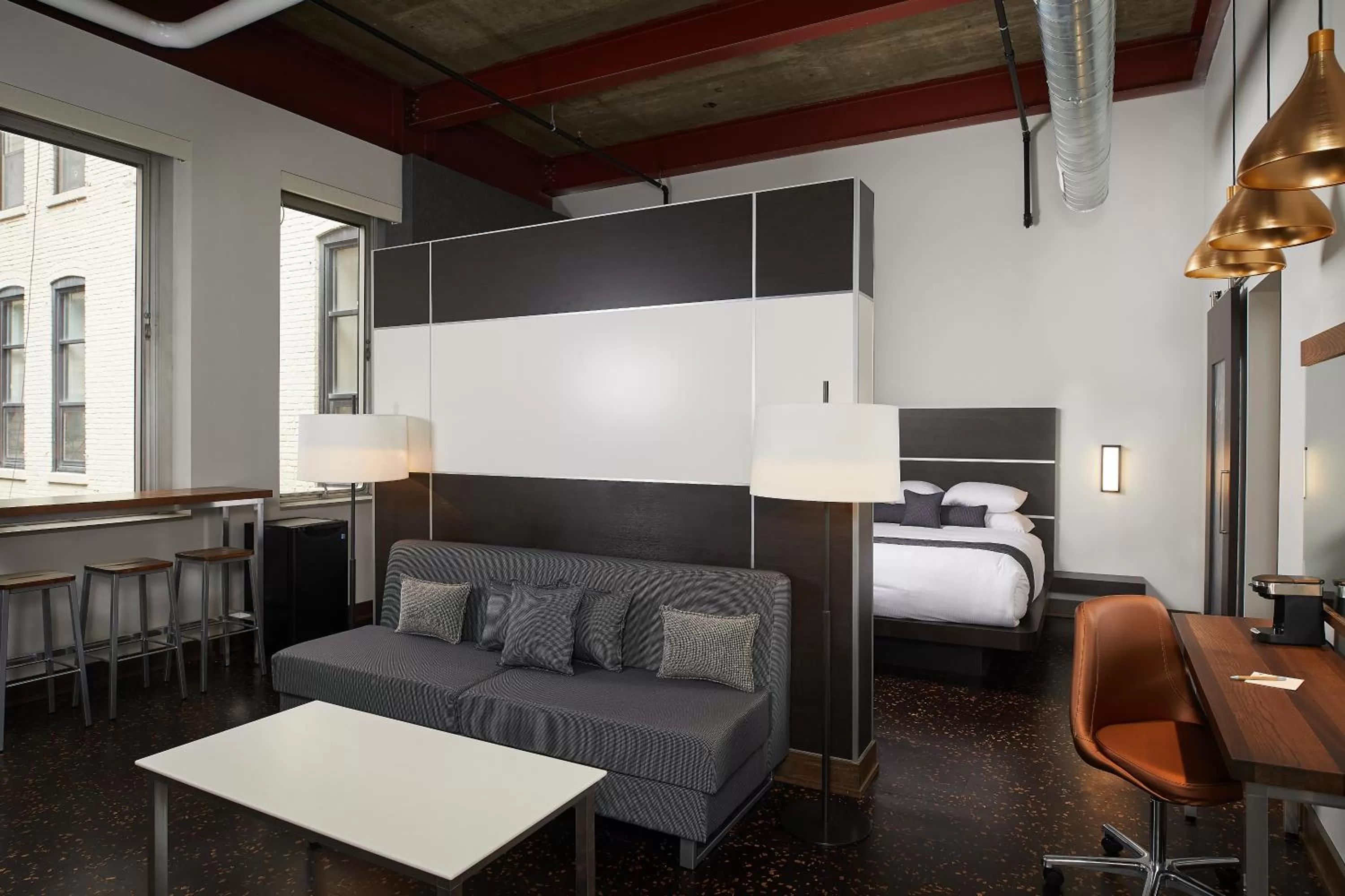 Photo of the whole room, Bed in CityFlatsHotel - Grand Rapids, an Ascend Collection Hotel