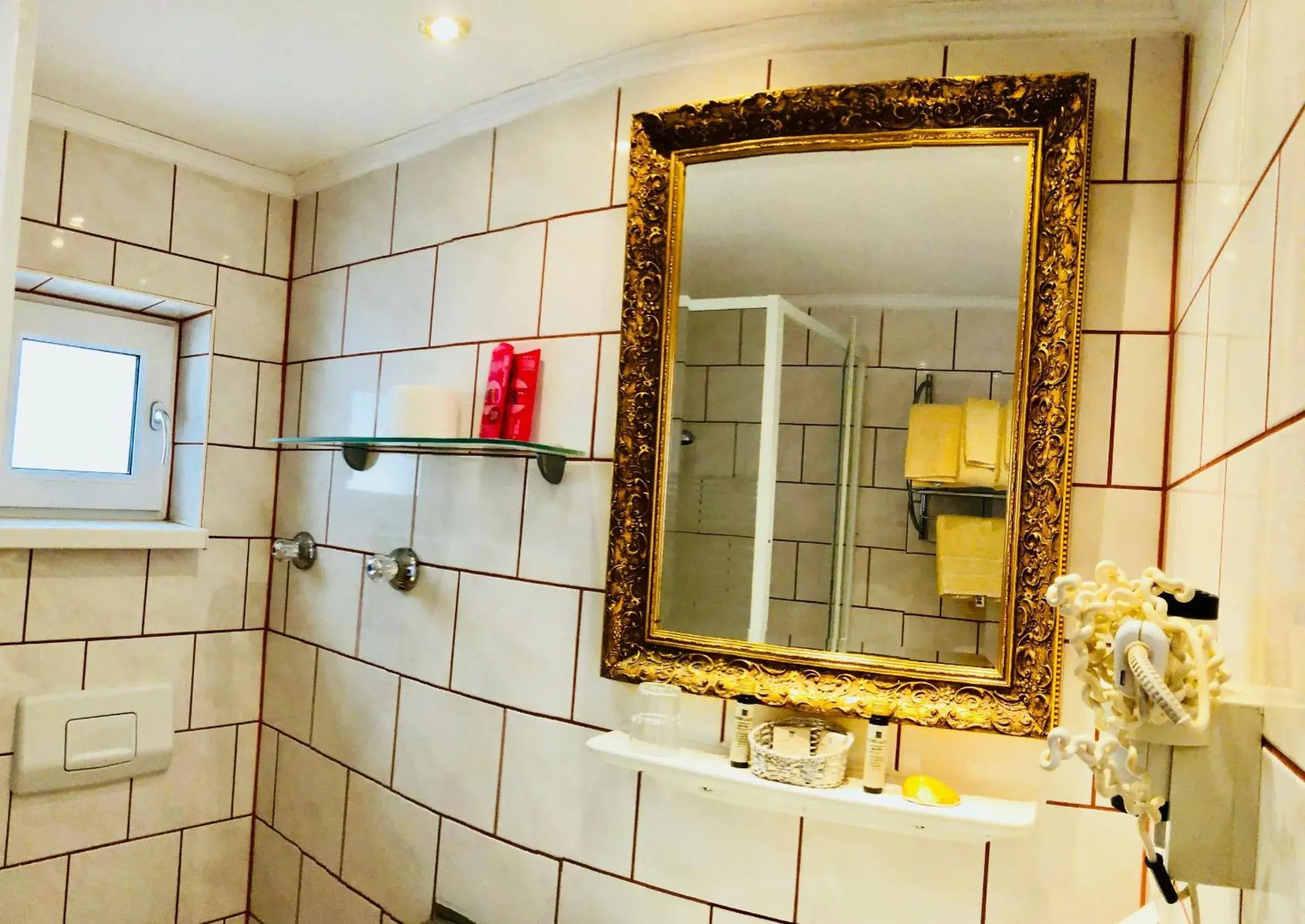 Decorative detail, Bathroom in Hotel Mariahilf München