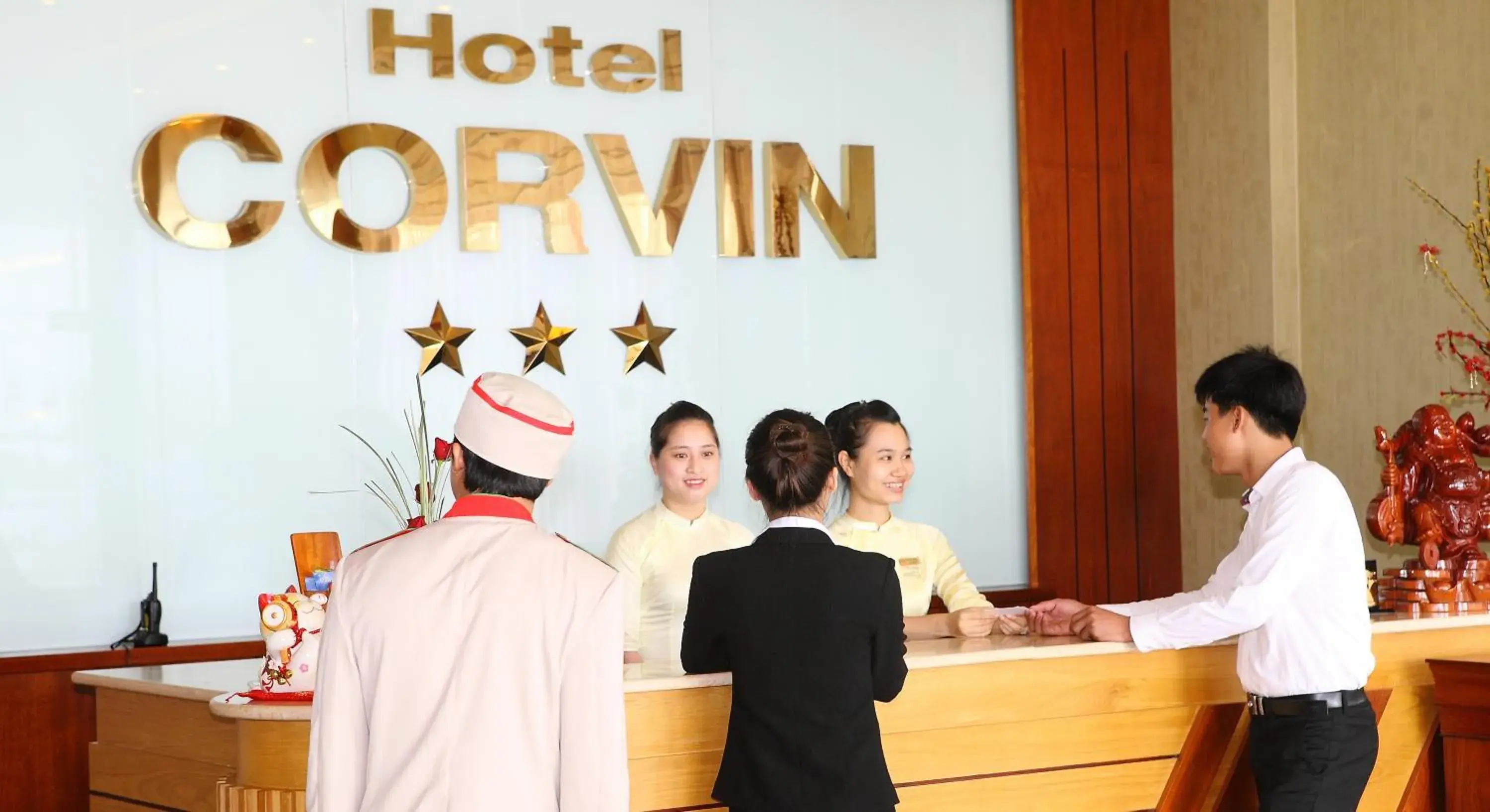 Lobby or reception in Corvin Hotel Lobby or reception in Corvin Hotel