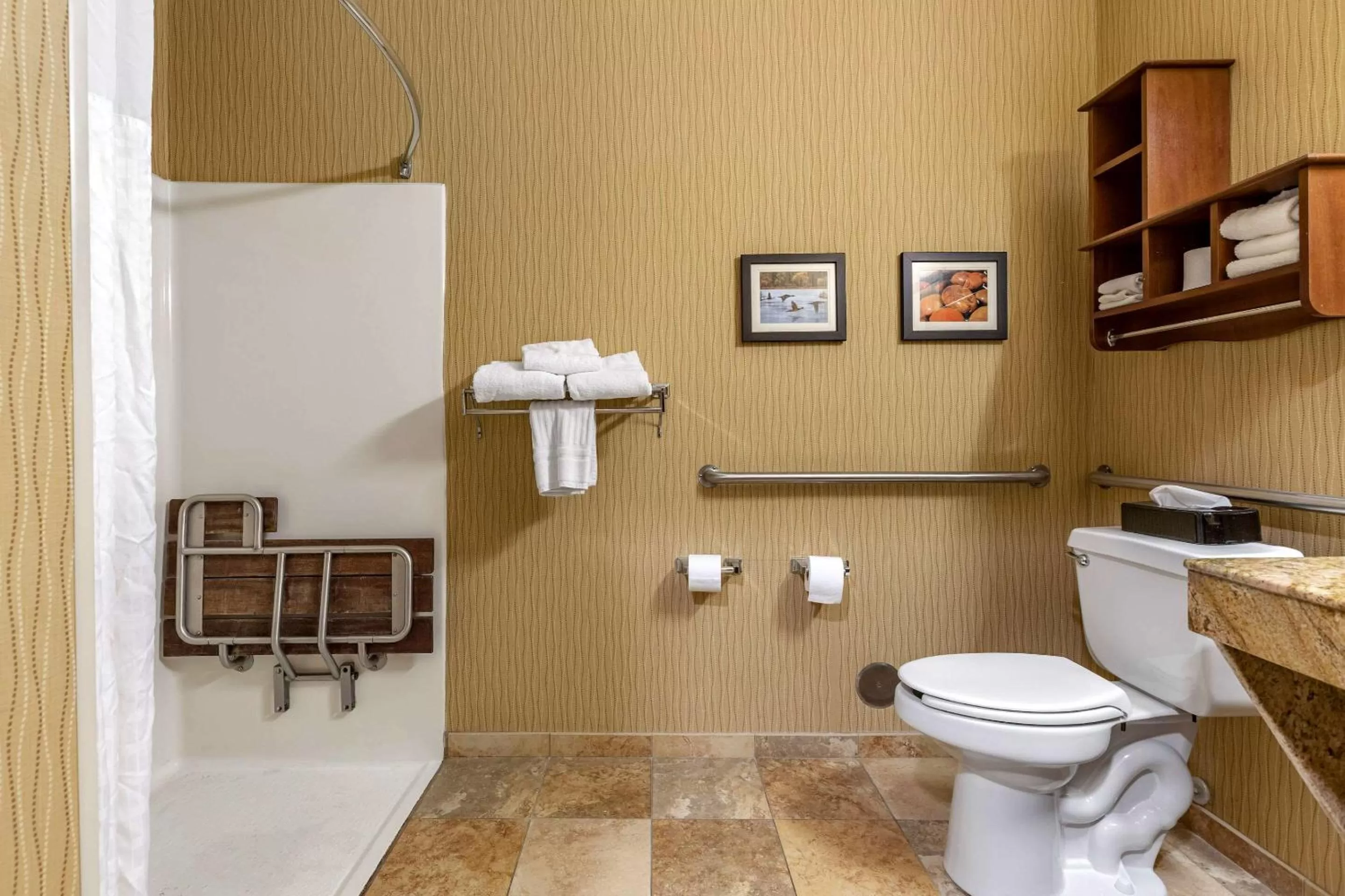 Bedroom in Comfort Inn Wings Stadium