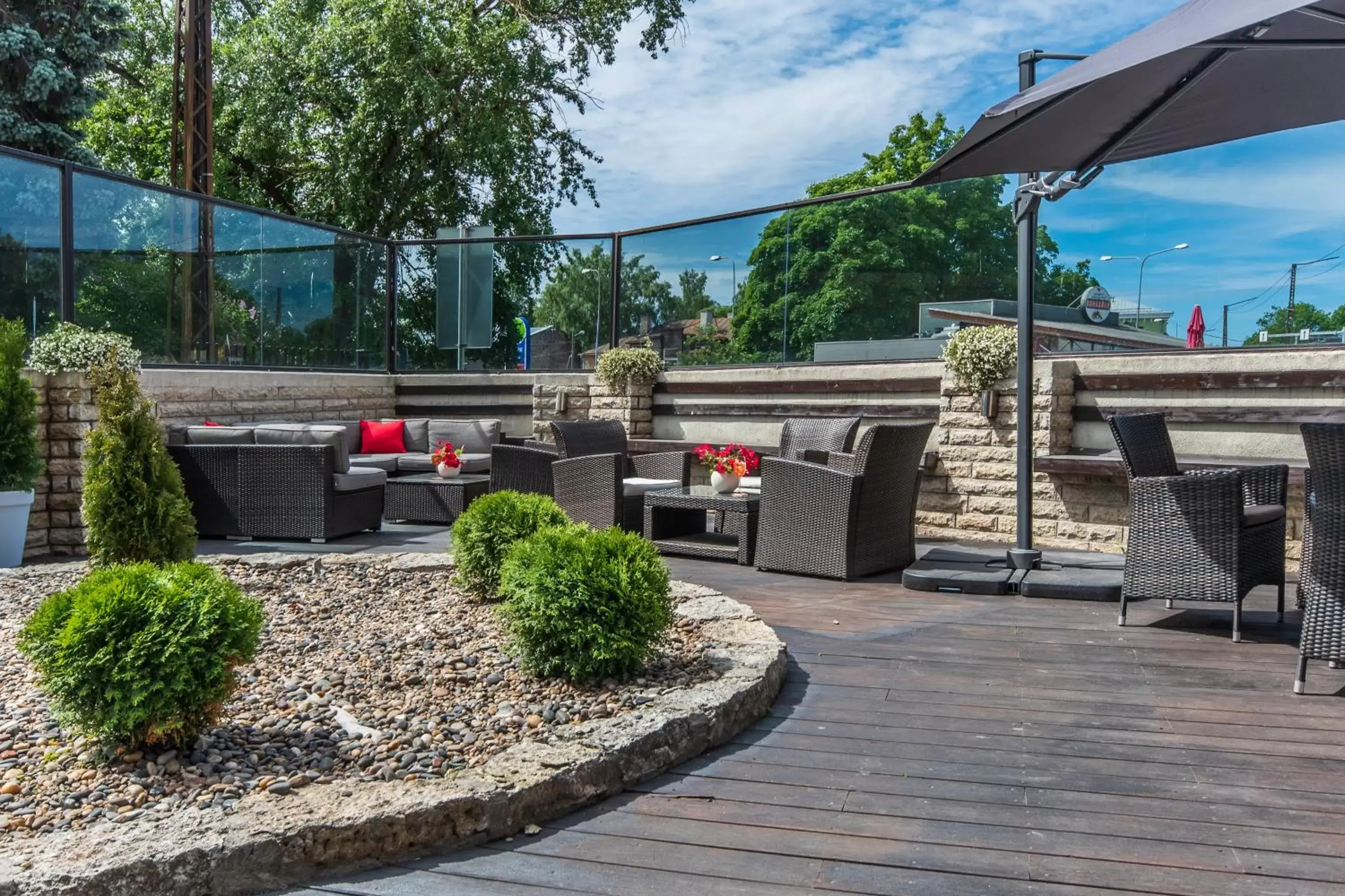 Patio in Kreutzwald Hotel Tallinn