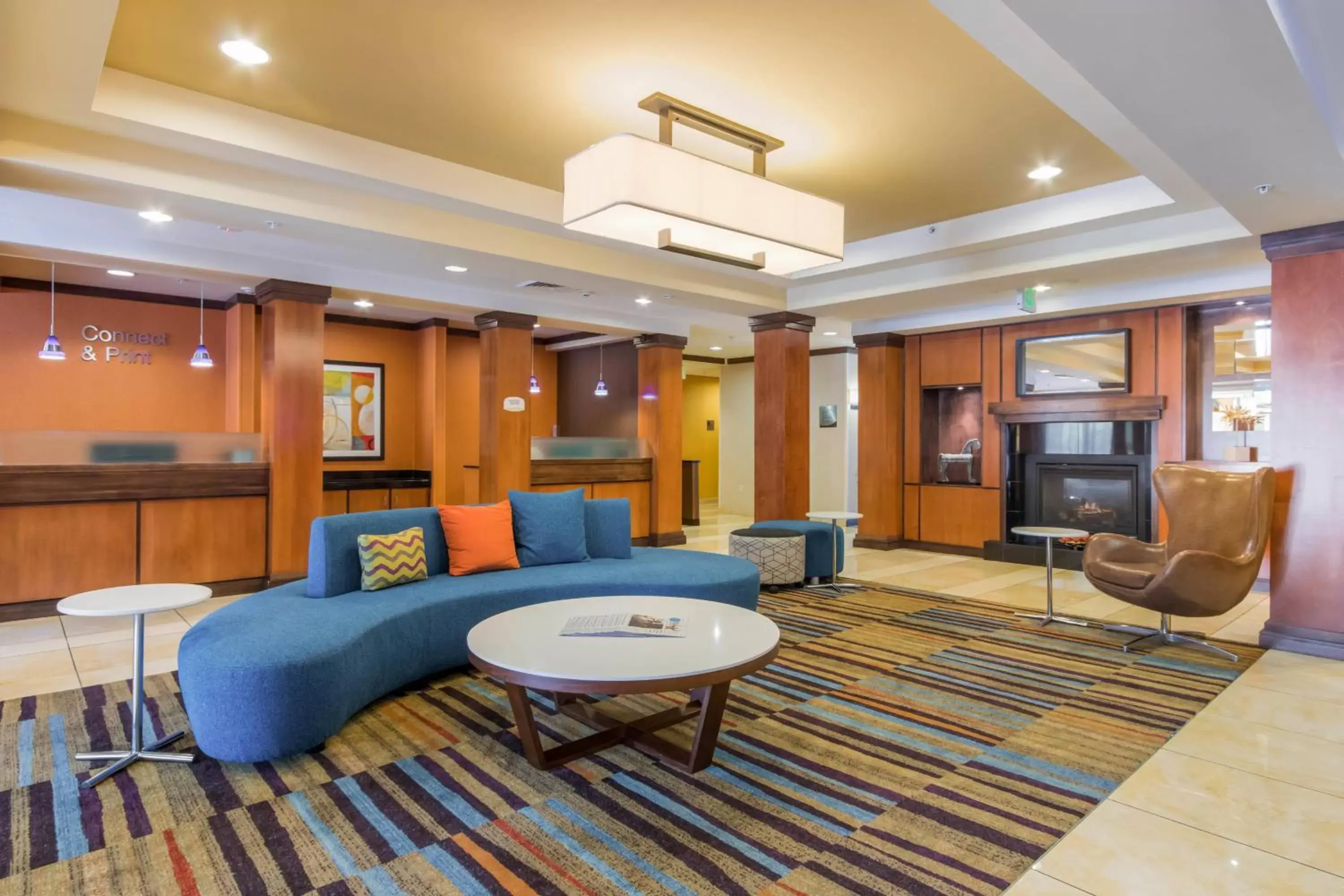 Lobby or reception, Seating Area in Fairfield Inn & Suites Columbia