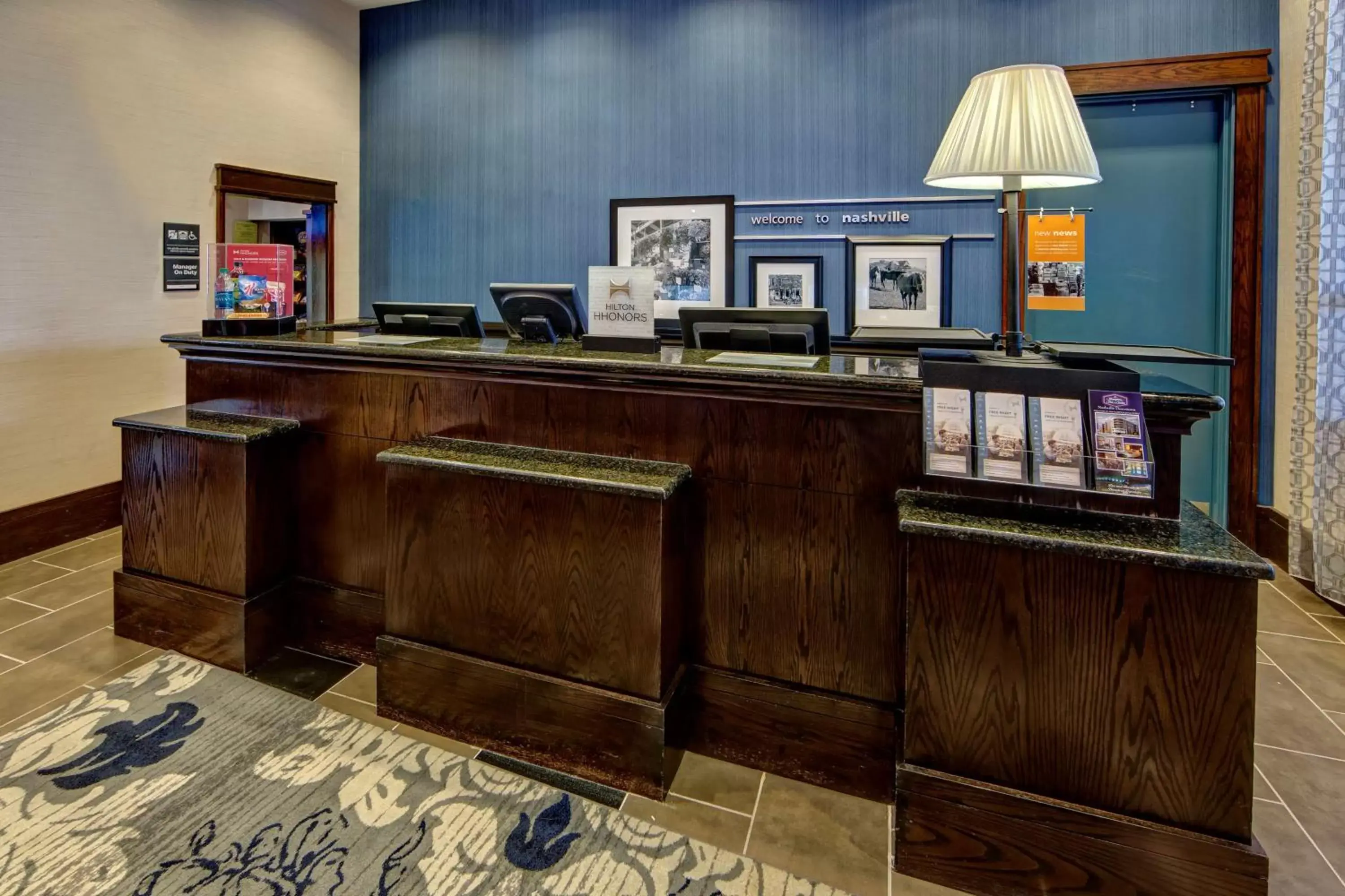 Lobby or reception in Hampton Inn & Suites Nashville-Downtown Lobby or reception in Hampton Inn & Suites Nashville-Downtown