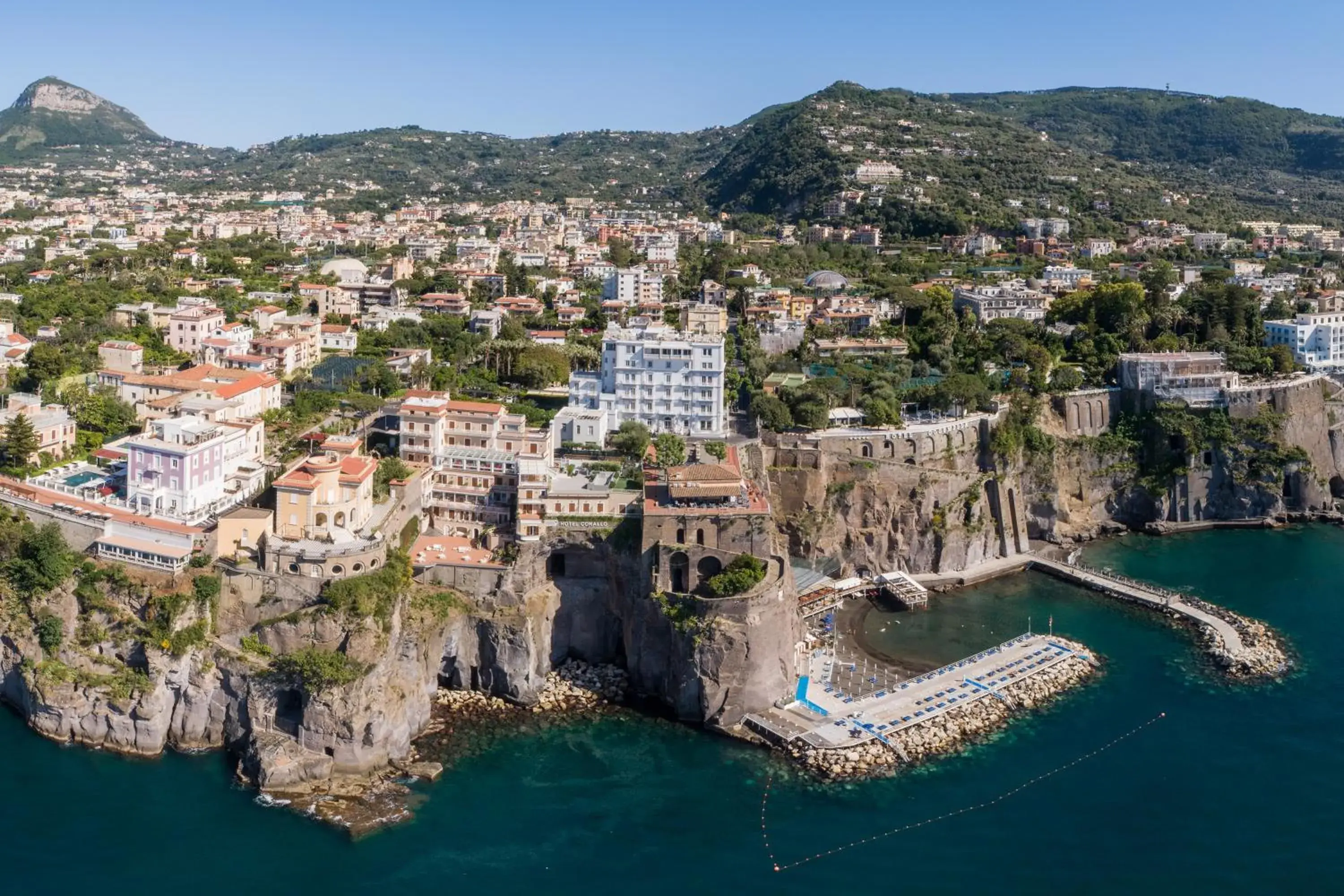 Beach, Bird's-eye View in Hotel Mediterraneo