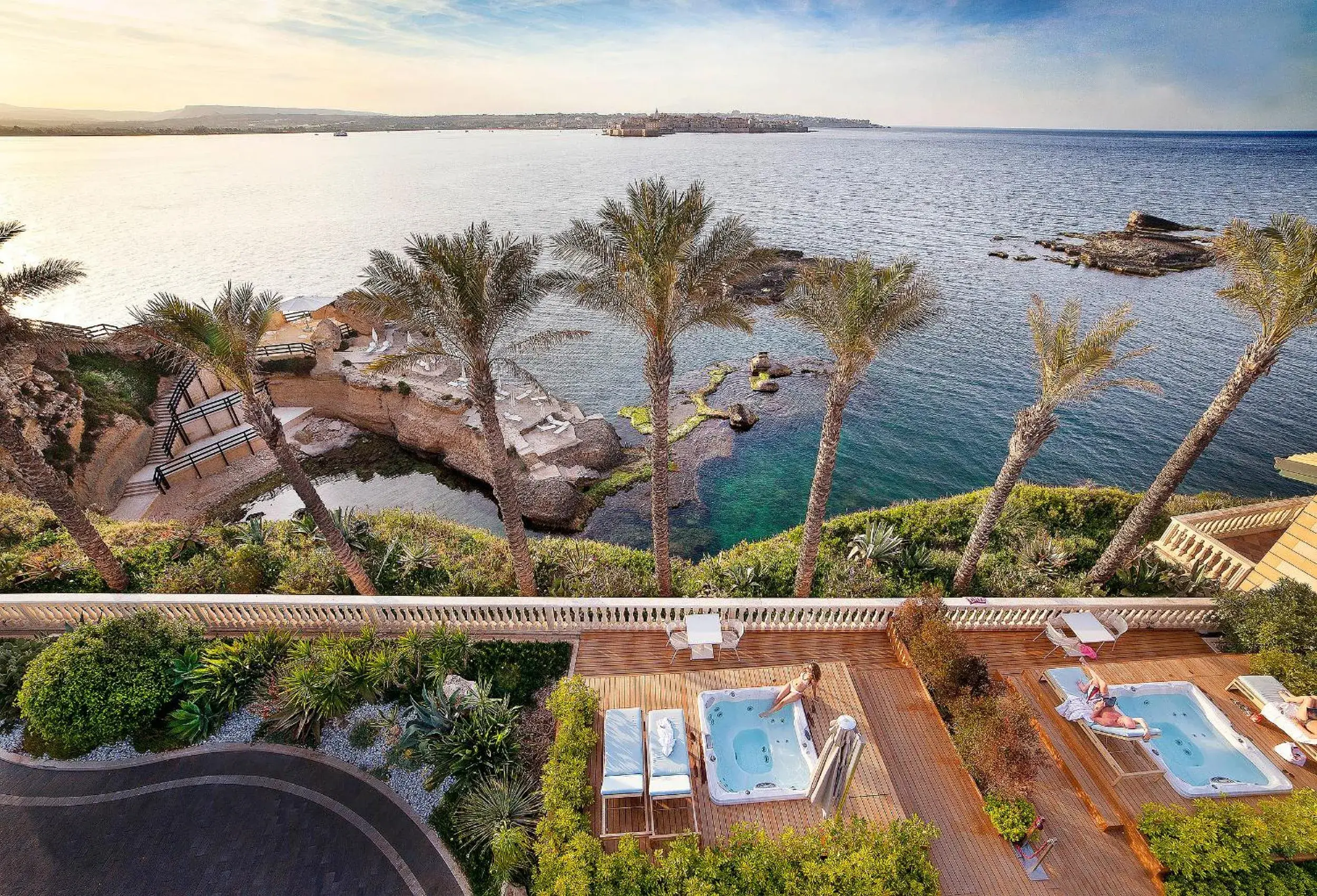 Bird's eye view, Pool View in Grand Hotel Minareto