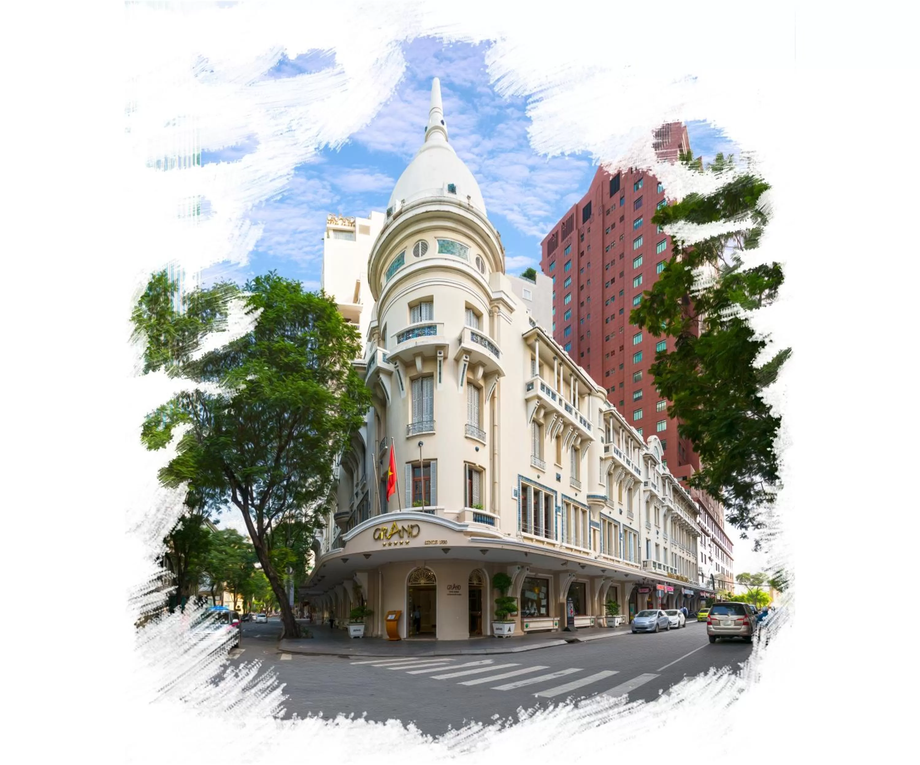Property building in Hotel Grand Saigon