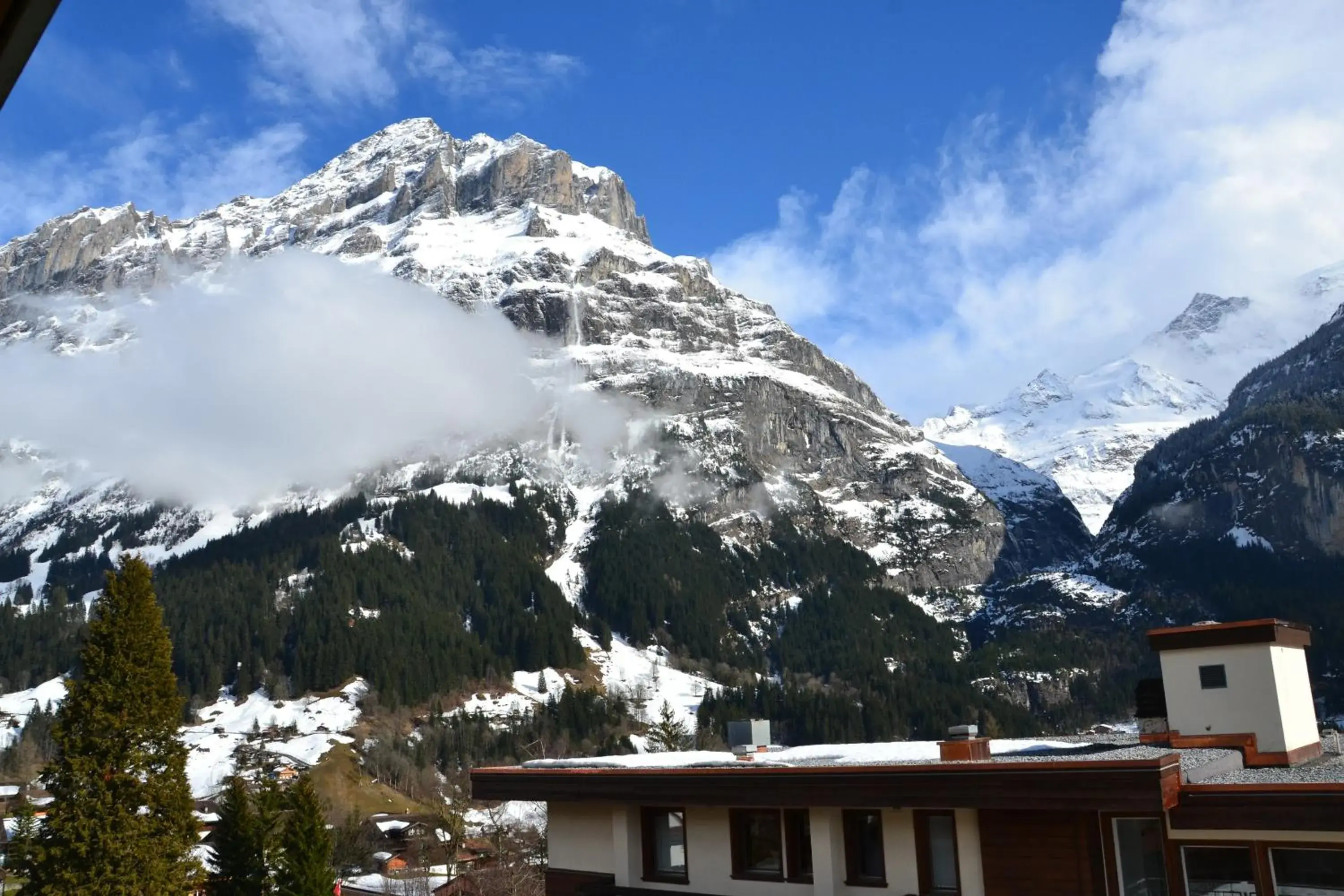 Balcony/Terrace, Winter in Hotel Hirschen - Grindelwald