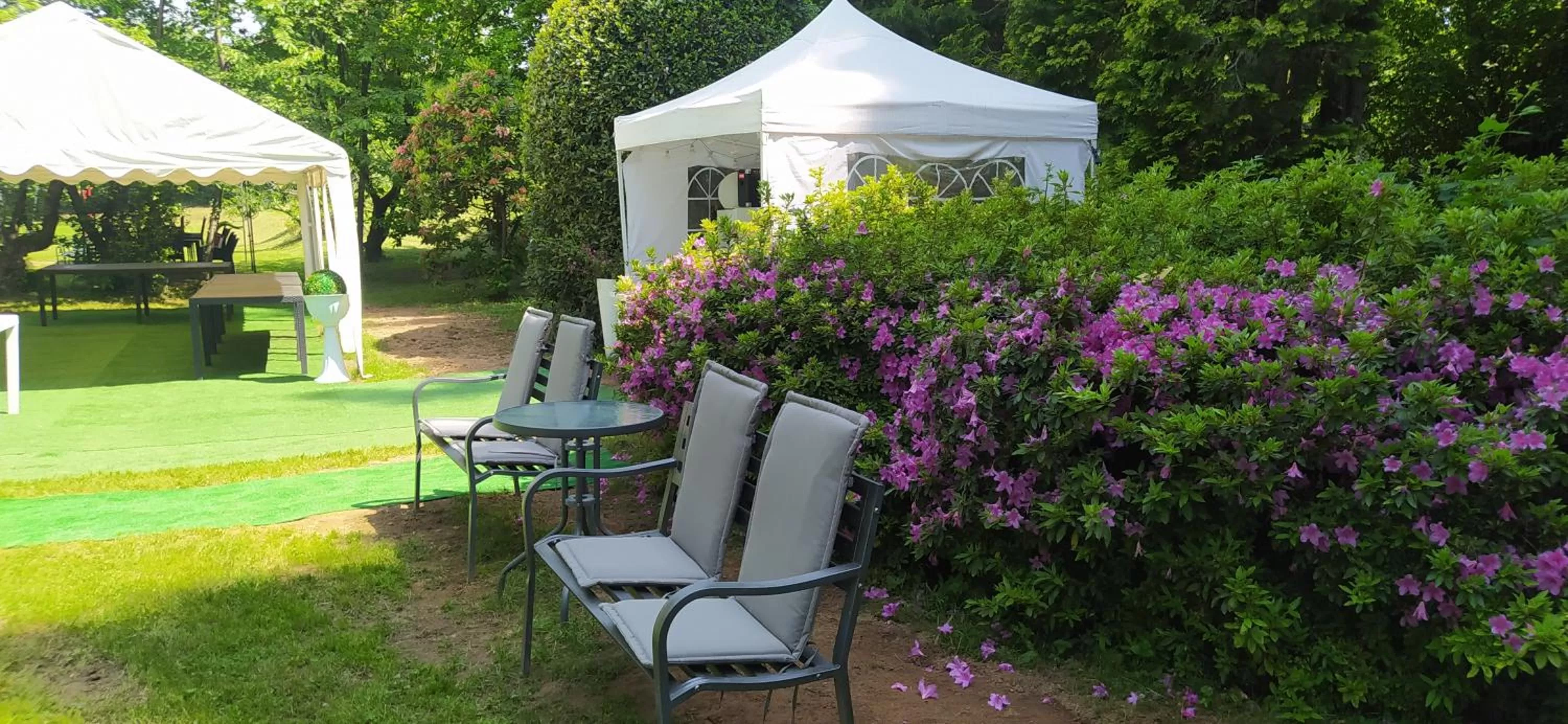 Garden view in "La Selvetta" bed and breakfast