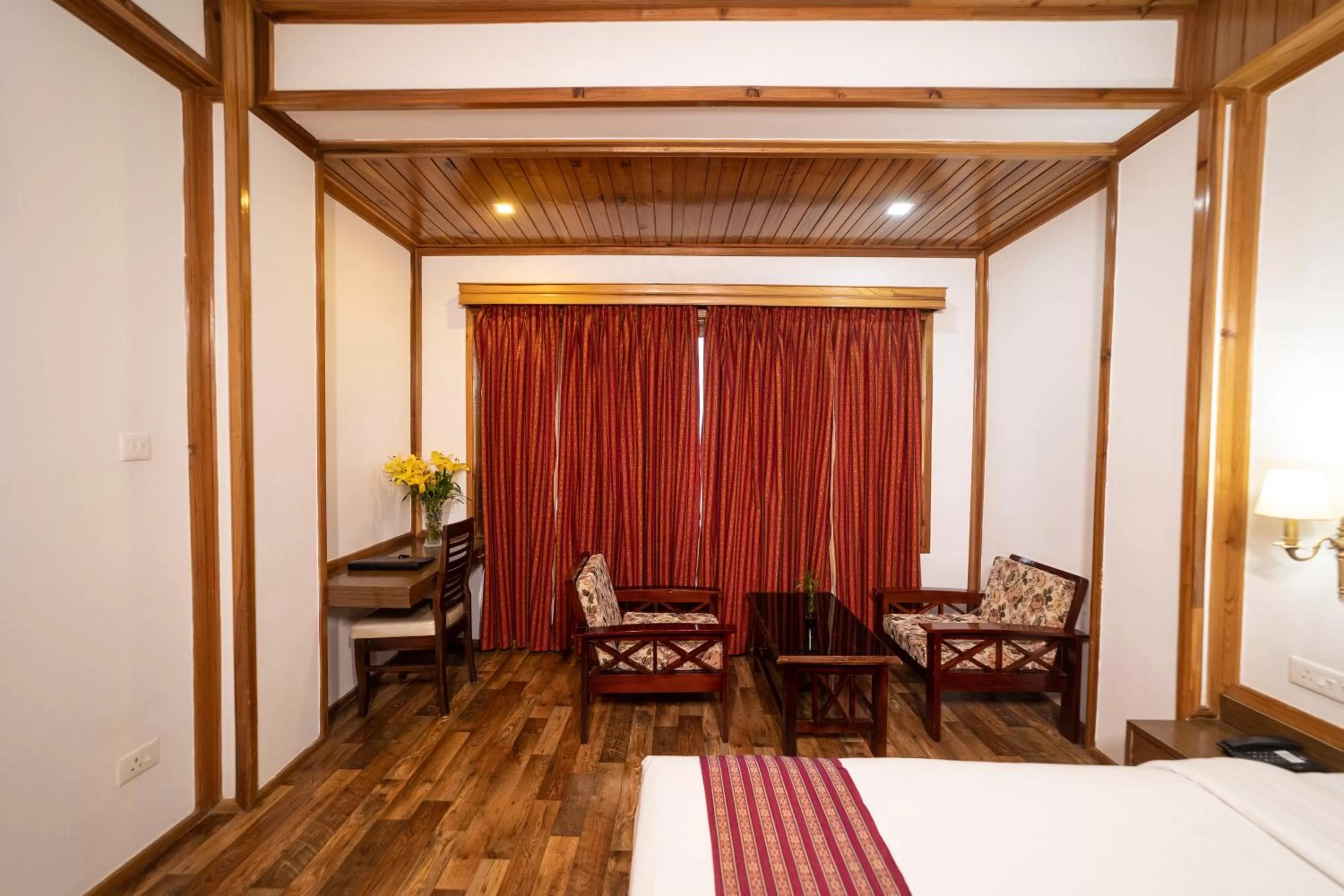 Living room, Bed in Yangthang Heritage