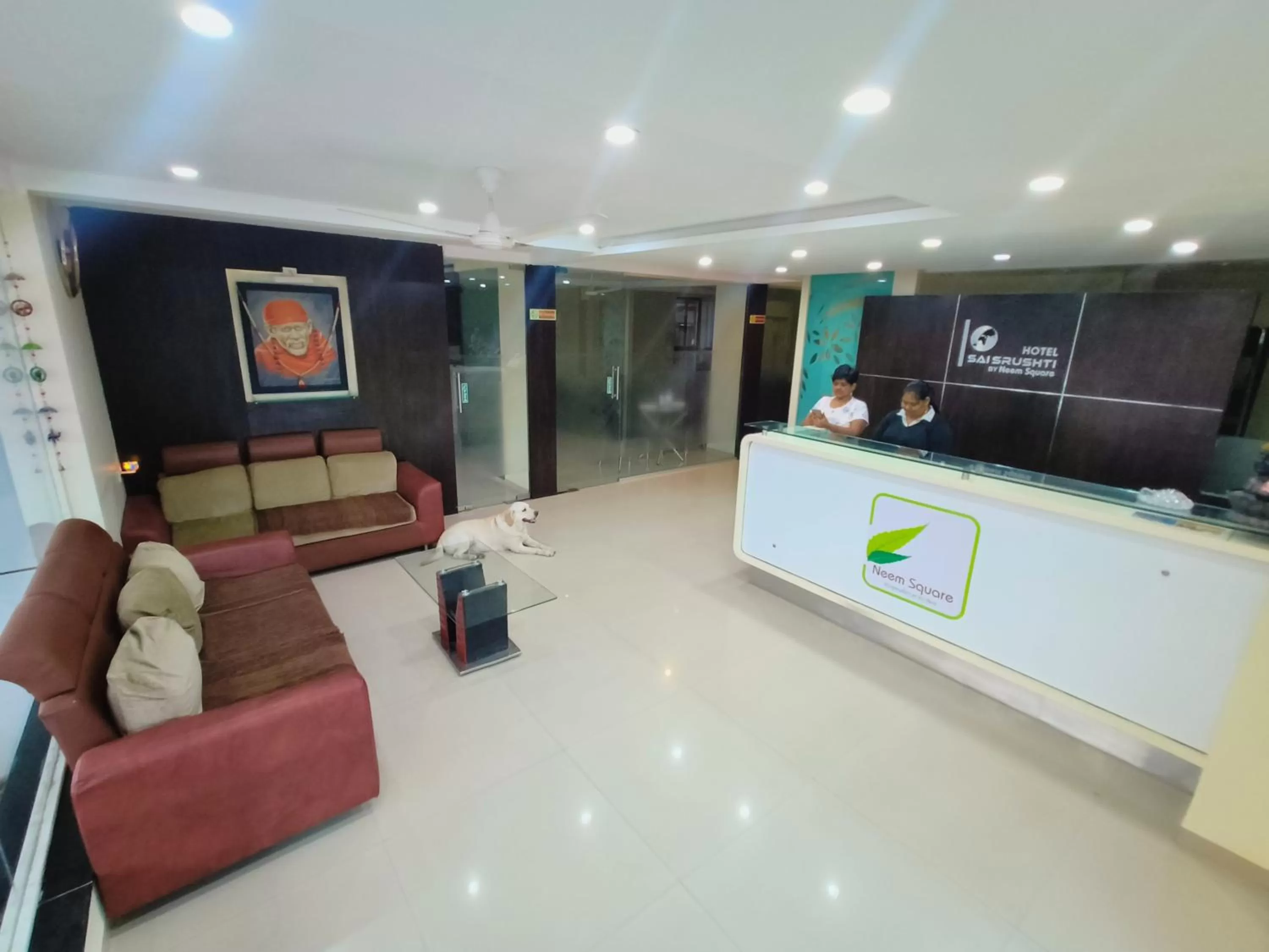 Lobby or reception in SAI SRUSHTI by NEEM SQUARE