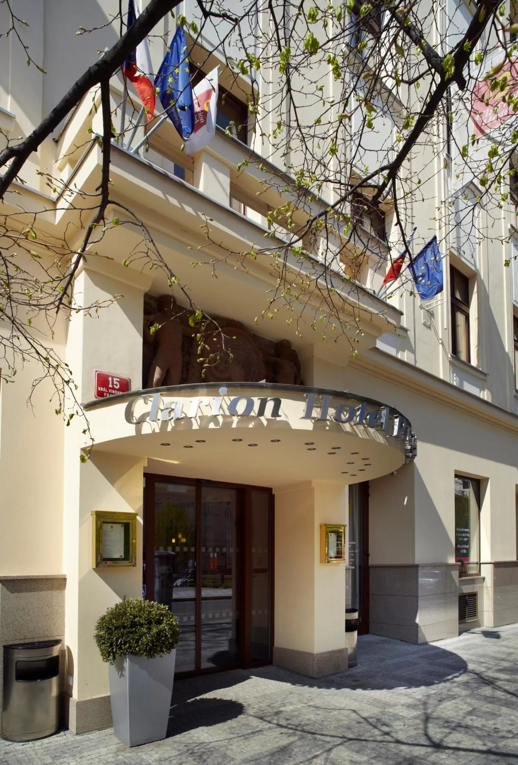 Facade/entrance in Clarion Hotel Prague City