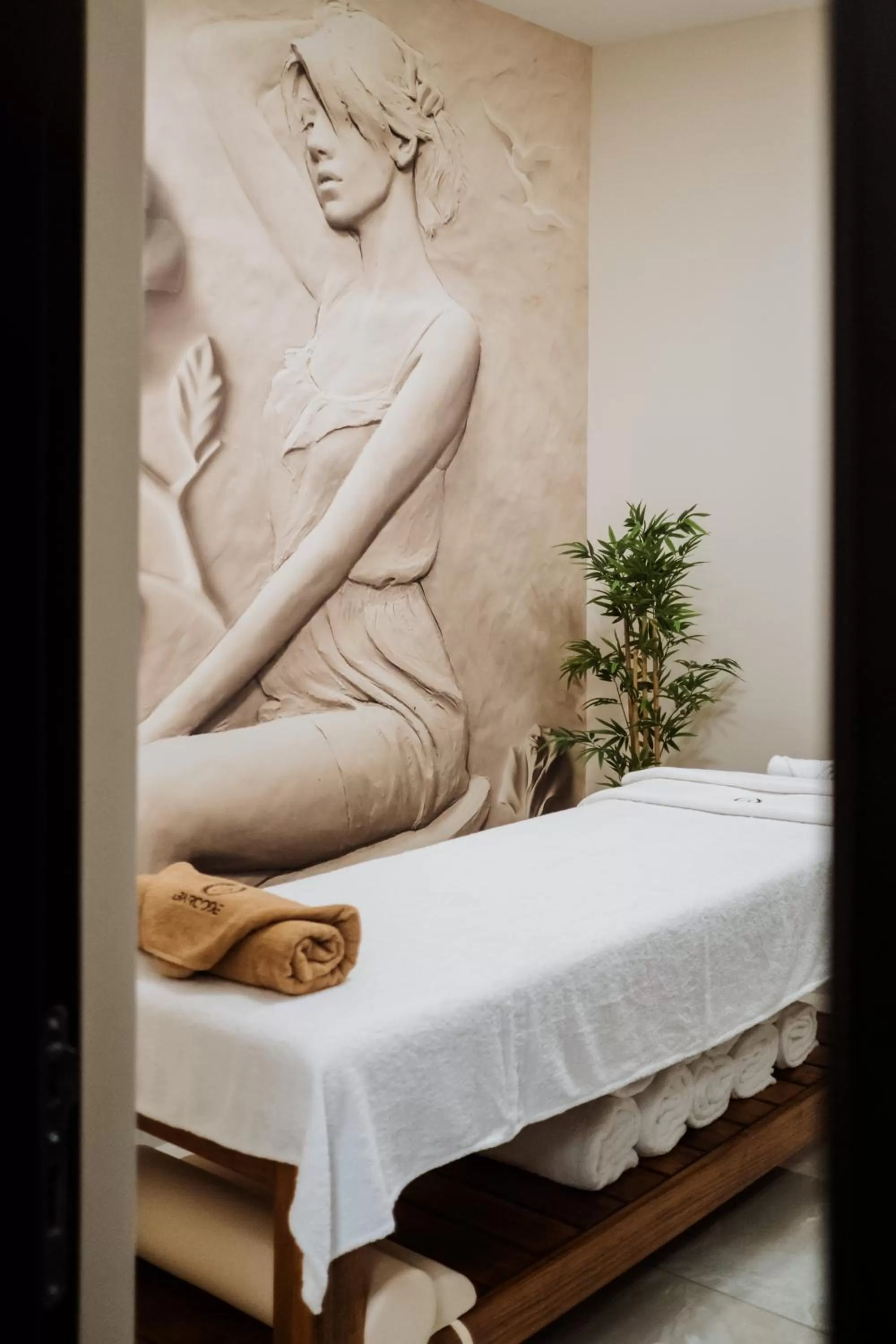 Bed in Hotel Barcode Wellness & Spa