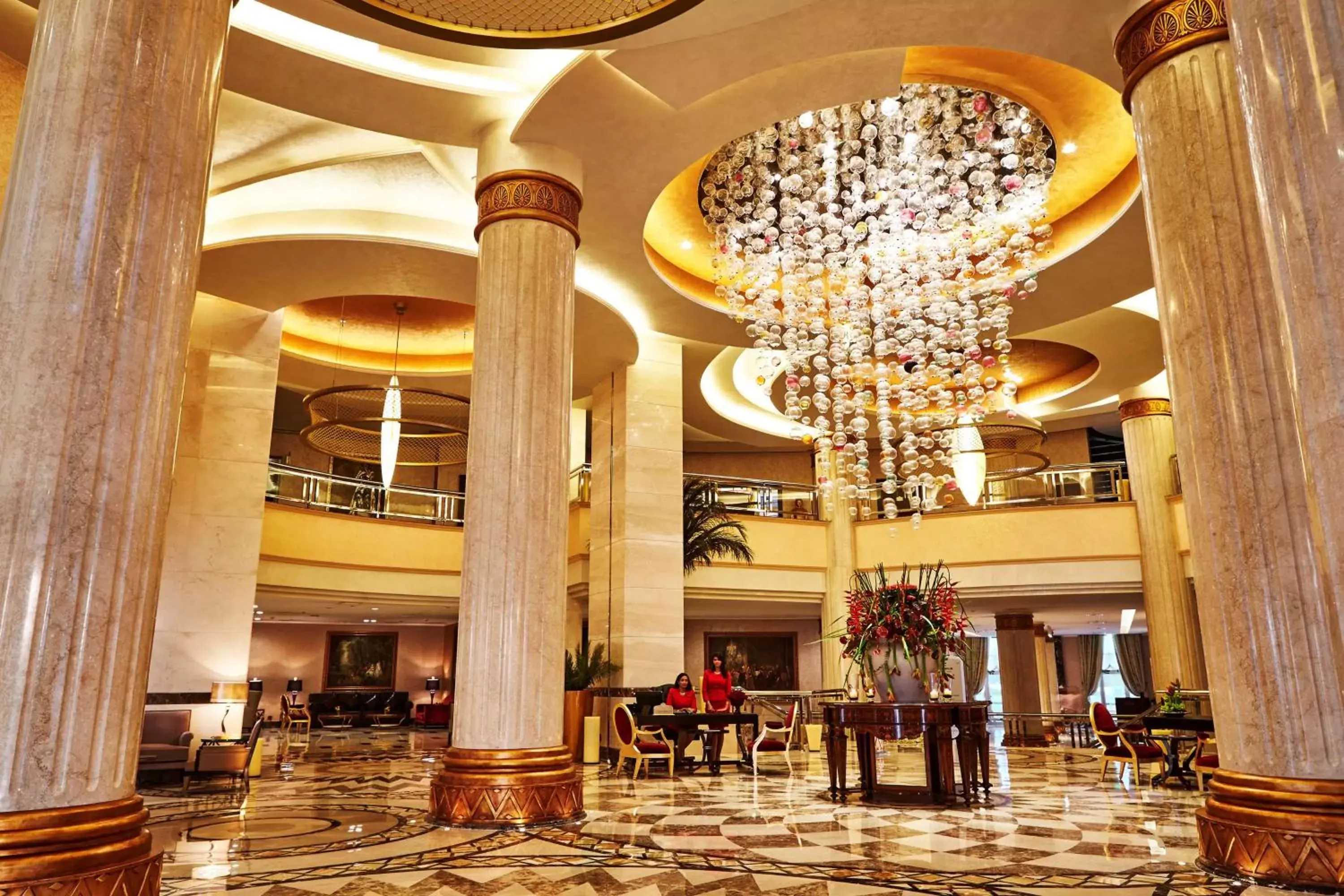 Lobby or reception, Restaurant/Places to Eat in Royal Maxim Palace Kempinski Cairo
