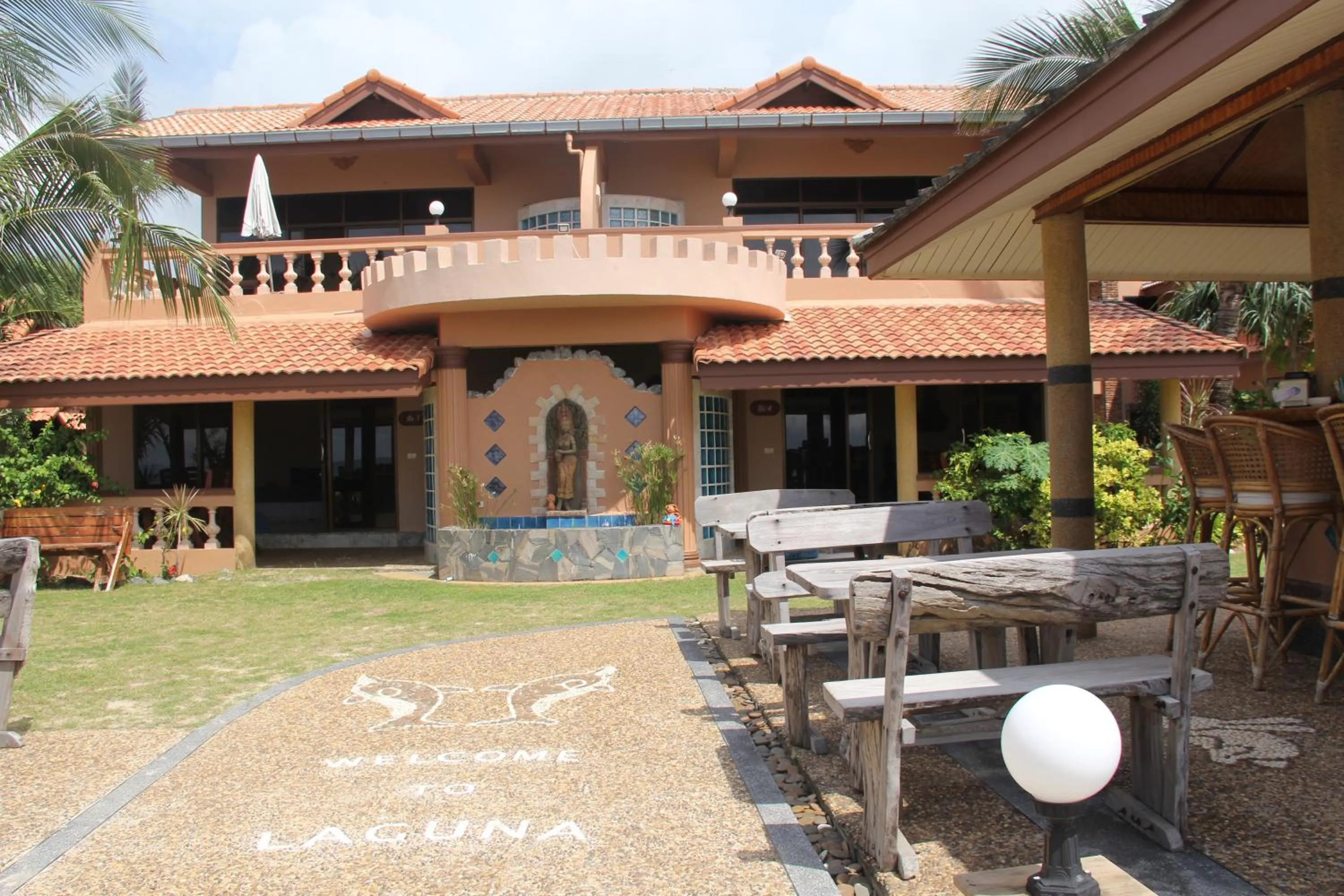 Patio in Laguna Beach Club Resort