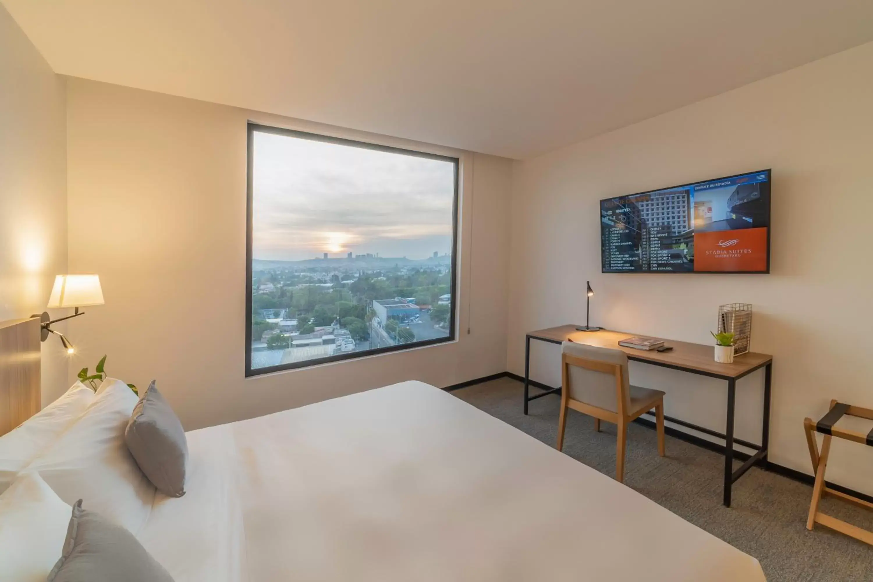 City view, Bed in Stadía Suites Querétaro Centro Histórico City view, Bed in Stadía Suites Querétaro Centro Histórico