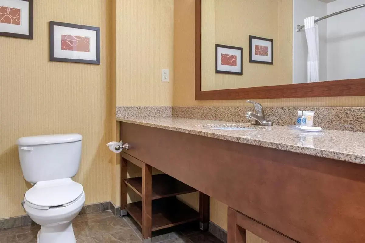 Bathroom in Comfort Suites Louisville Airport
