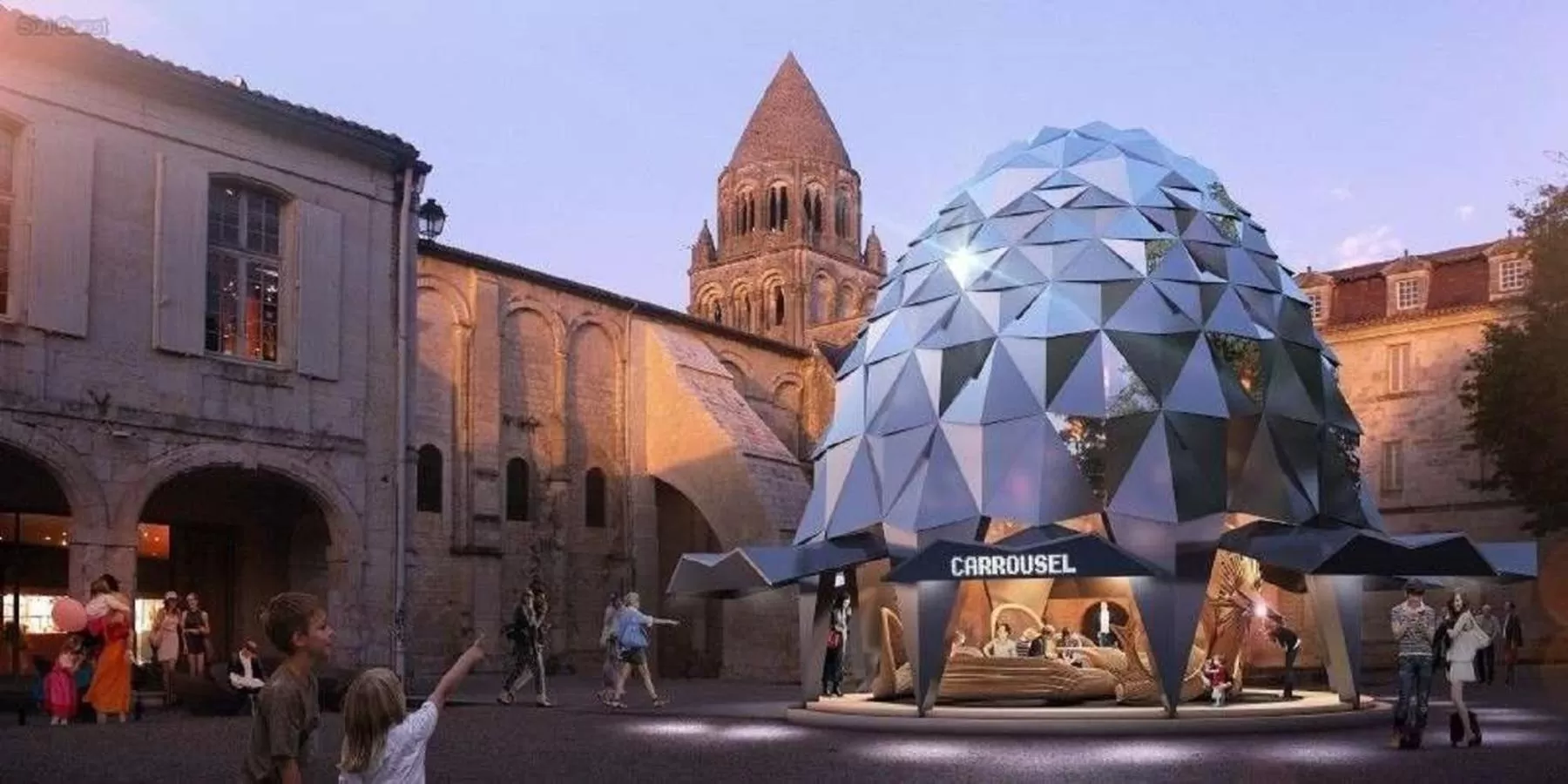 Nearby landmark in ibis Saintes