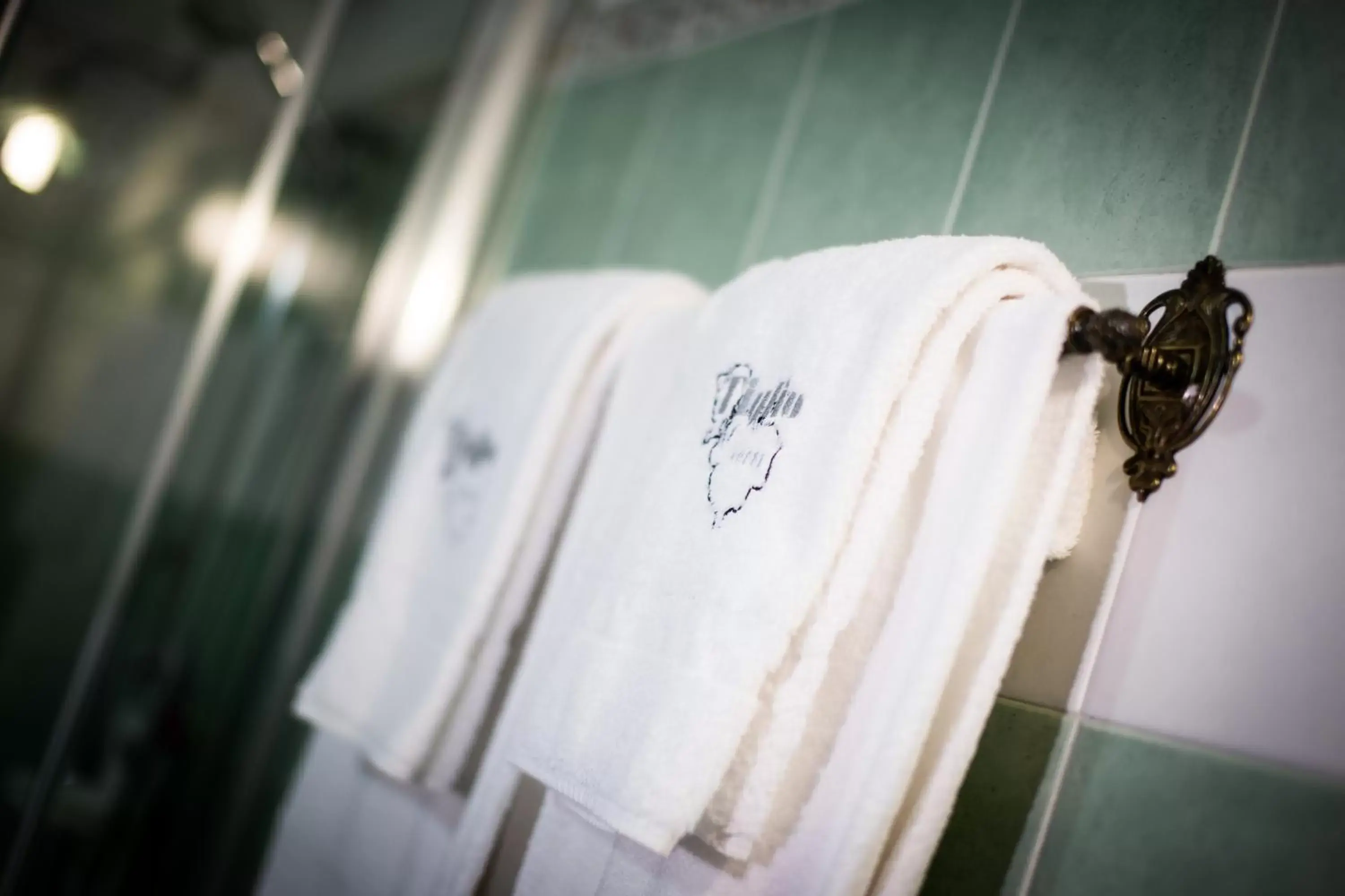 Decorative detail, Bathroom in Hotel Il Tiglio