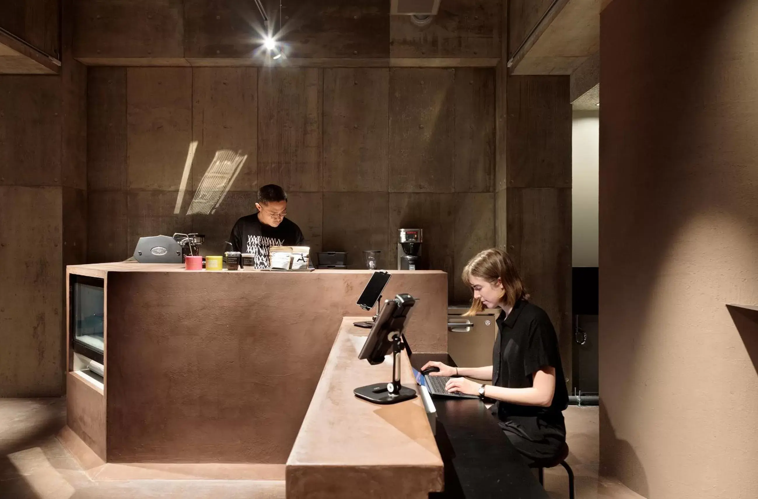 Lobby or reception in BUNSHODO HOTEL