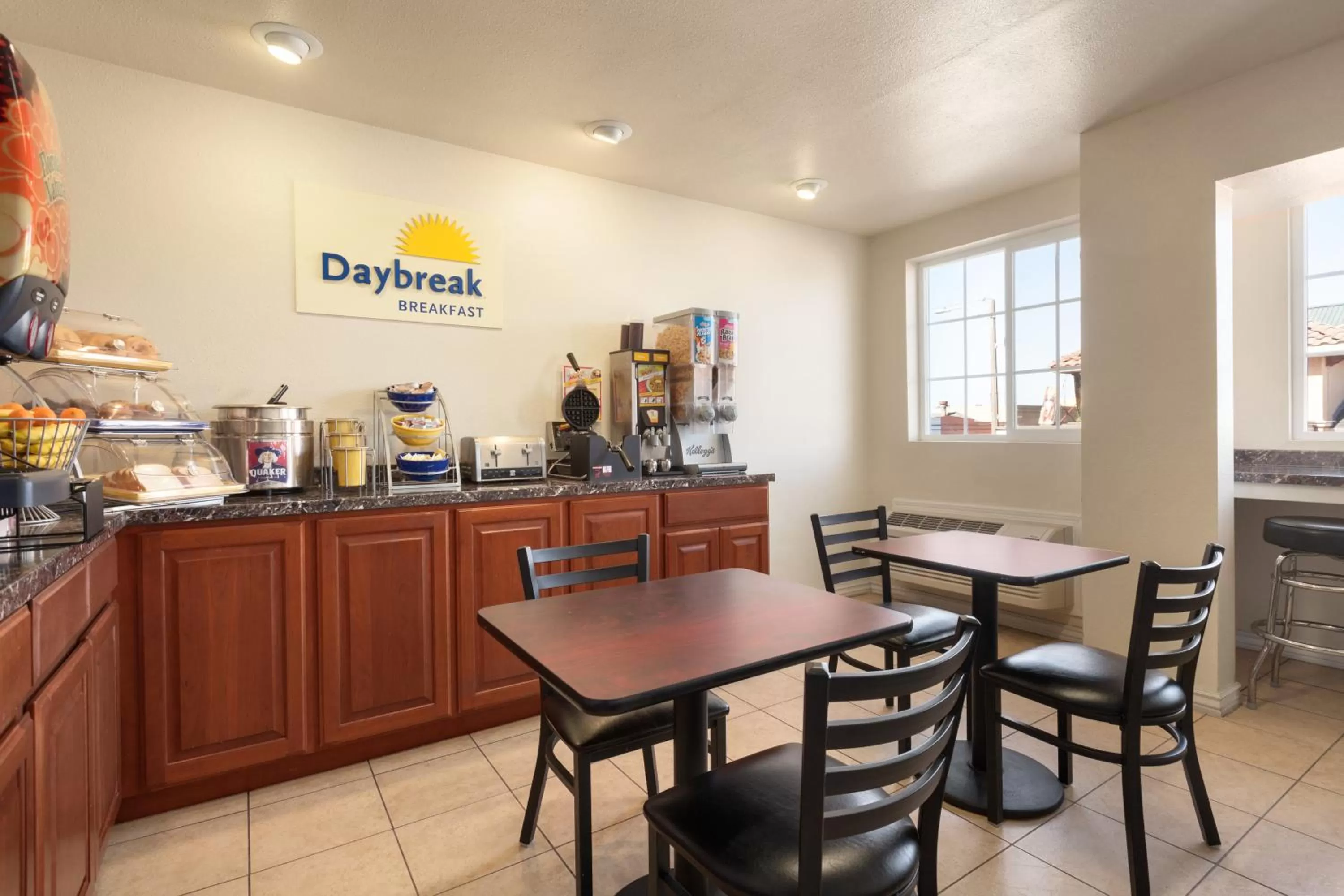 Continental breakfast in Days Inn by Wyndham Eureka CA