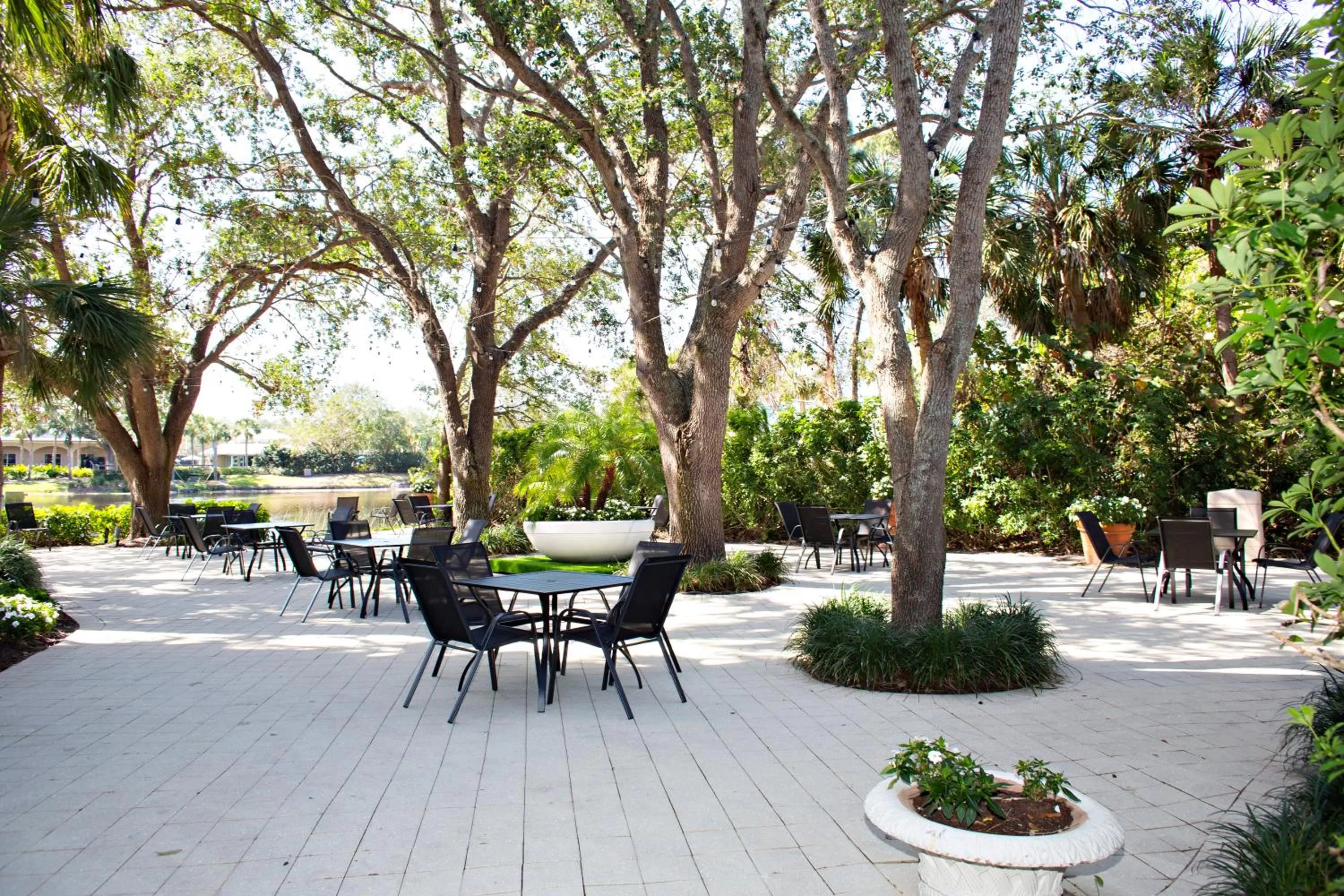 Patio in Inn at Pelican Bay