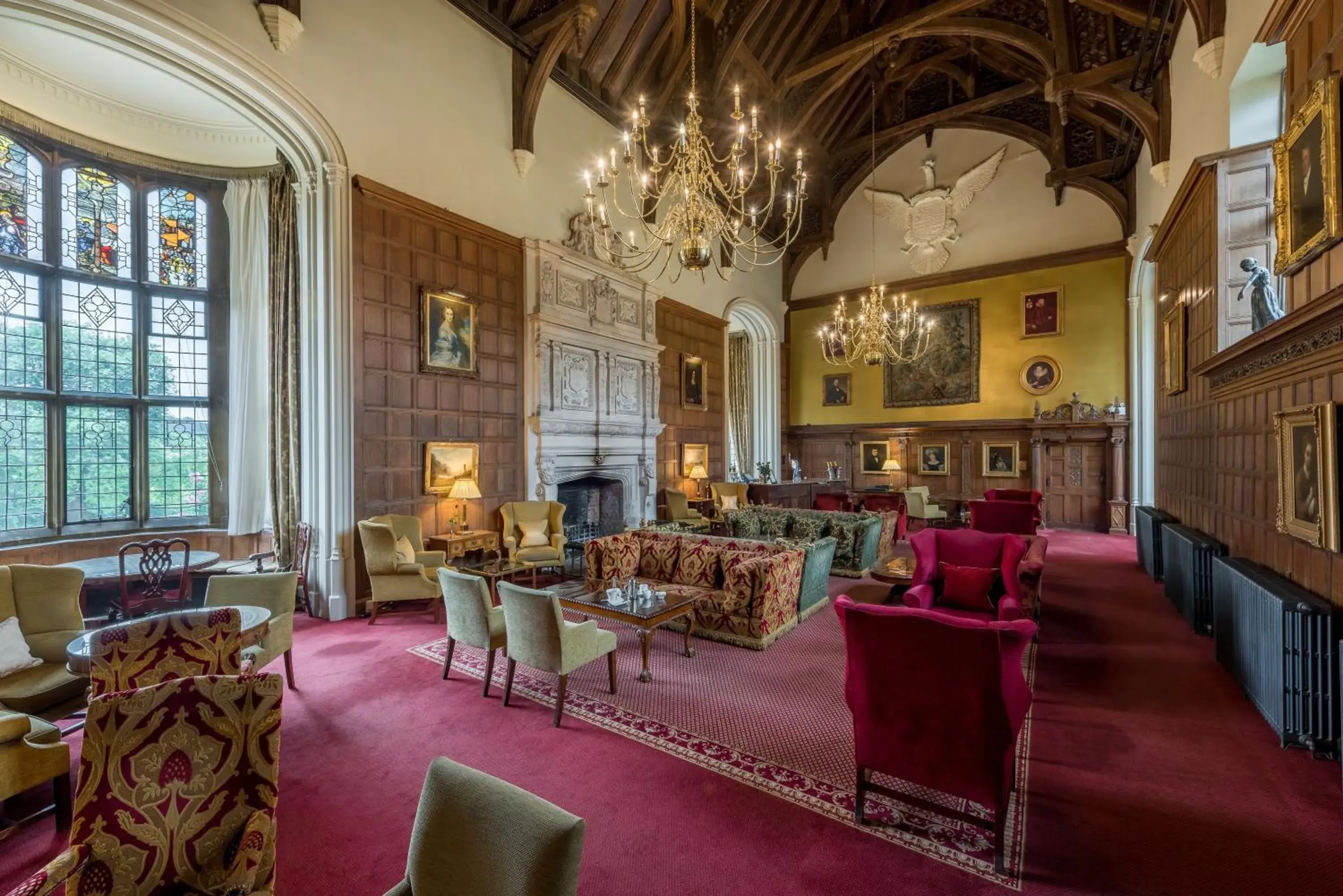 Seating Area in Rushton Hall Hotel and Spa