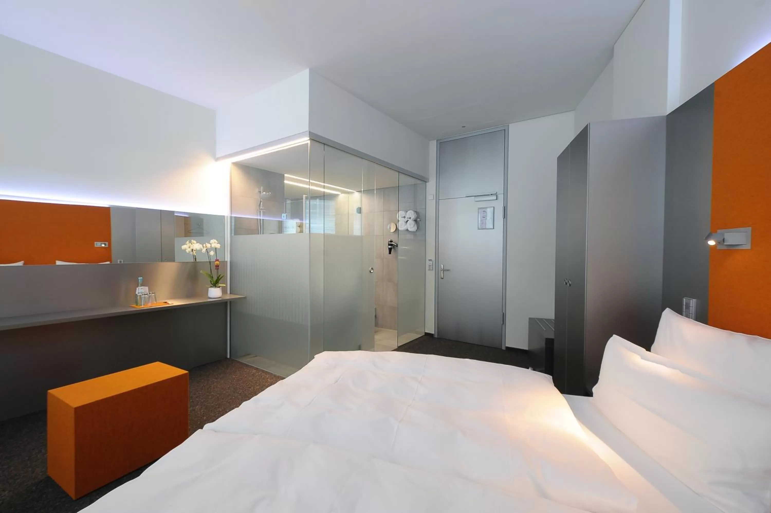 Photo of the whole room, Bed in Scala Turm Hotel Restaurant