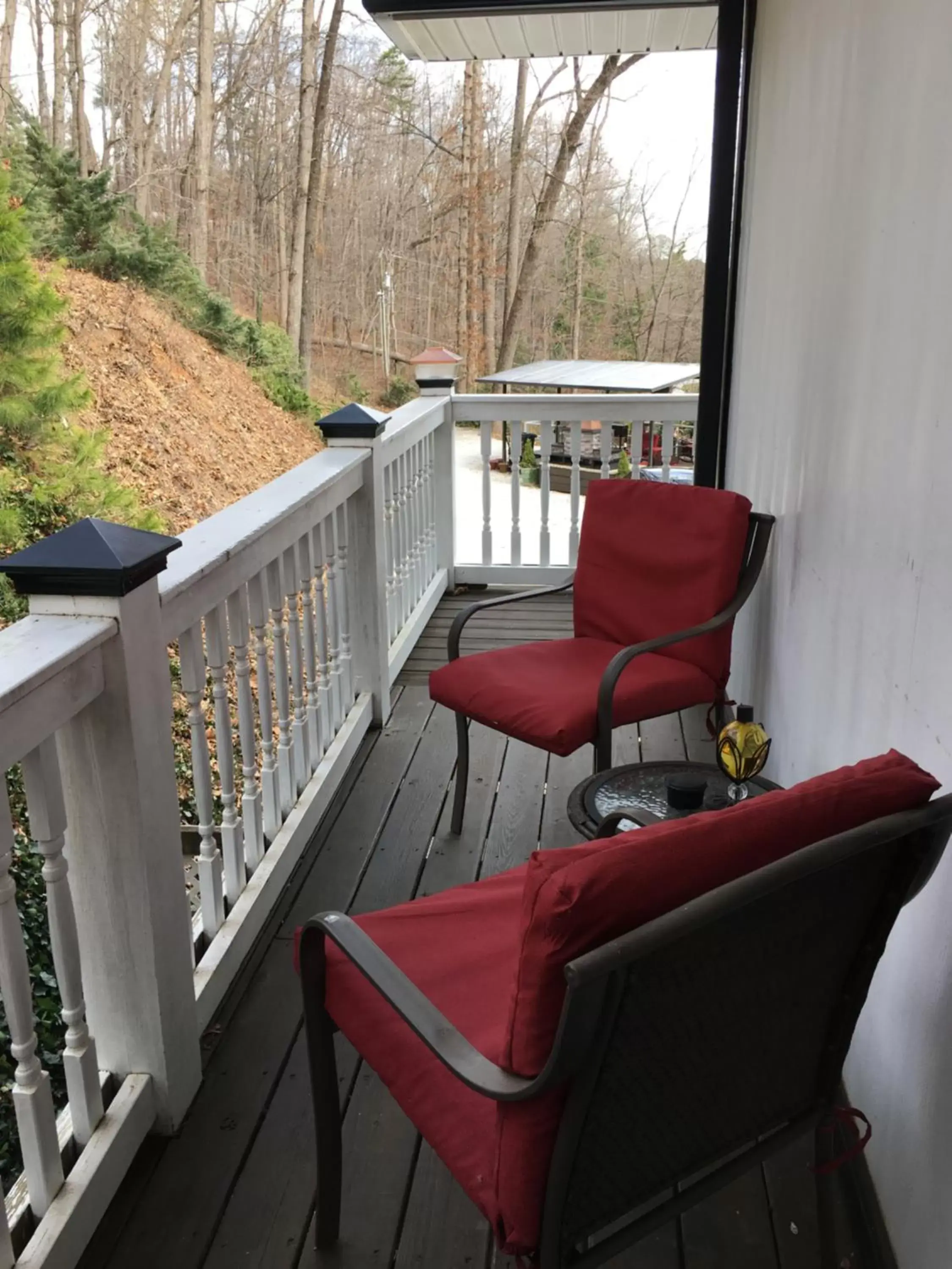 Winter, Balcony/Terrace in Grafton Lodge