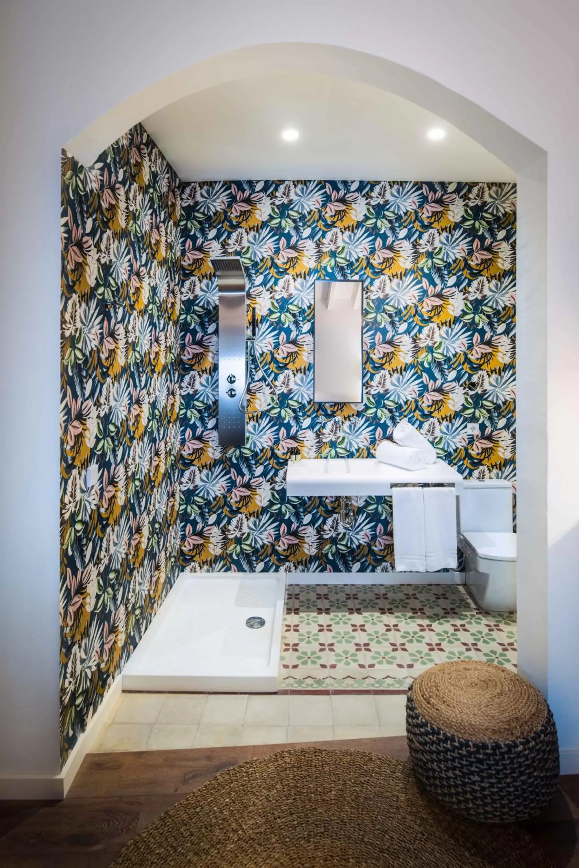 Decorative detail, Bathroom in Lluna Aqua Soller - Adults Recommended