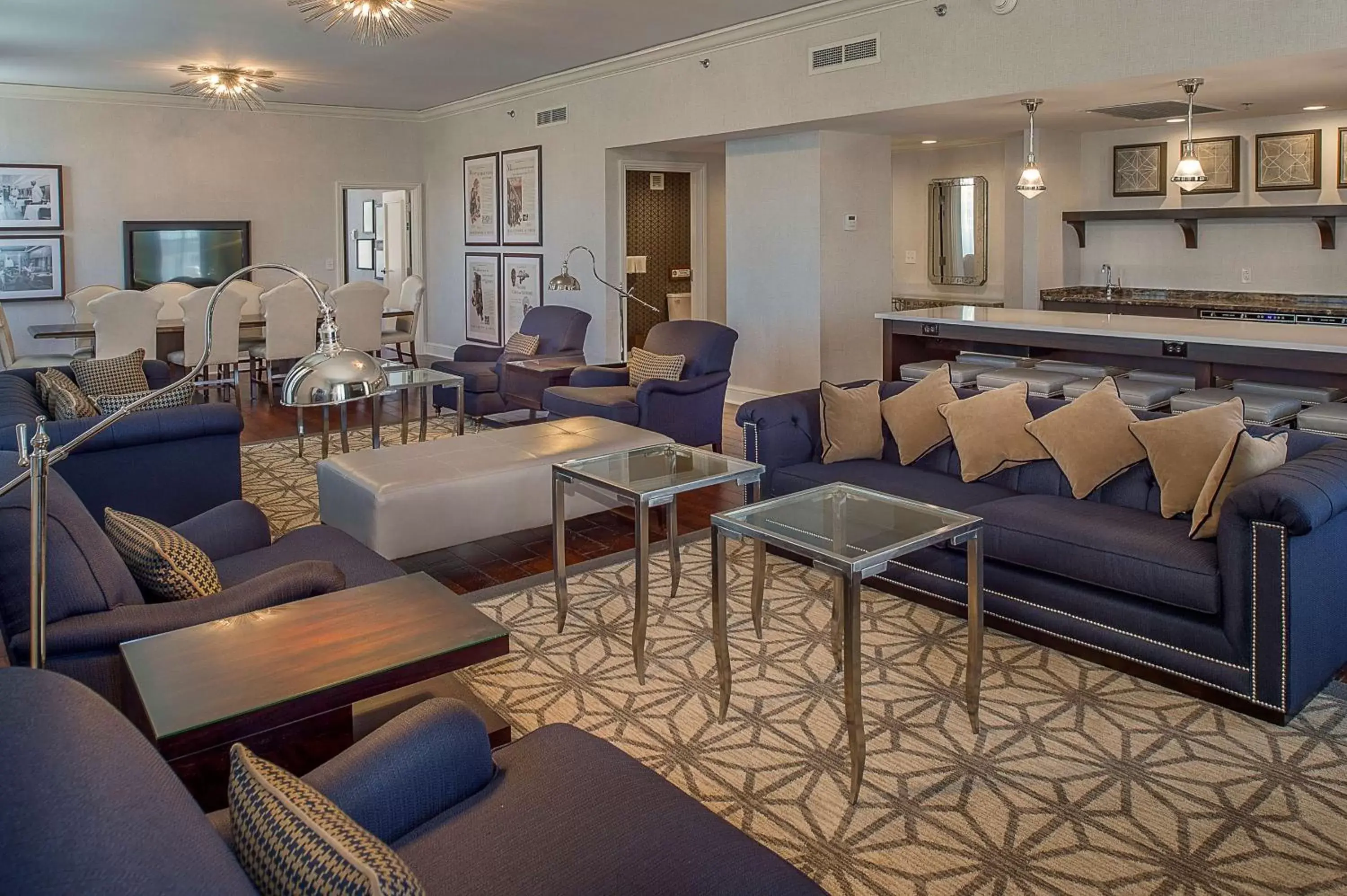 Living room, Seating Area in St. Louis Union Station Hotel, Curio Collection by Hilton