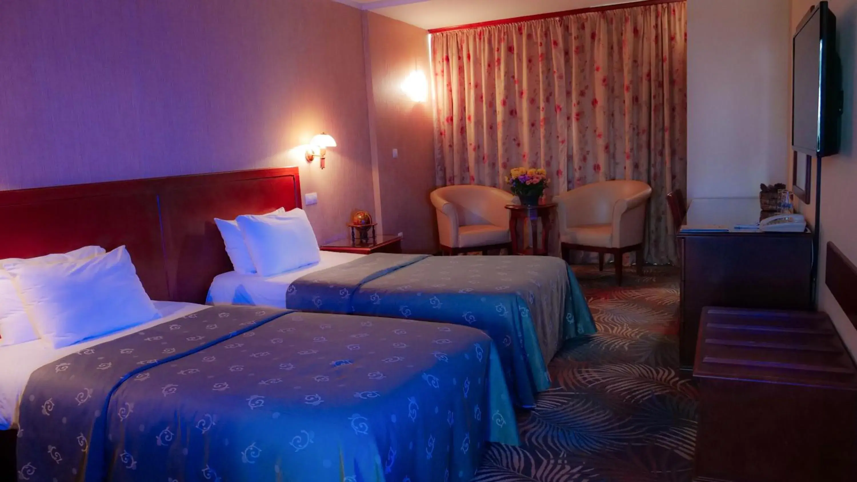 Bed in Hotel Bankya Palace