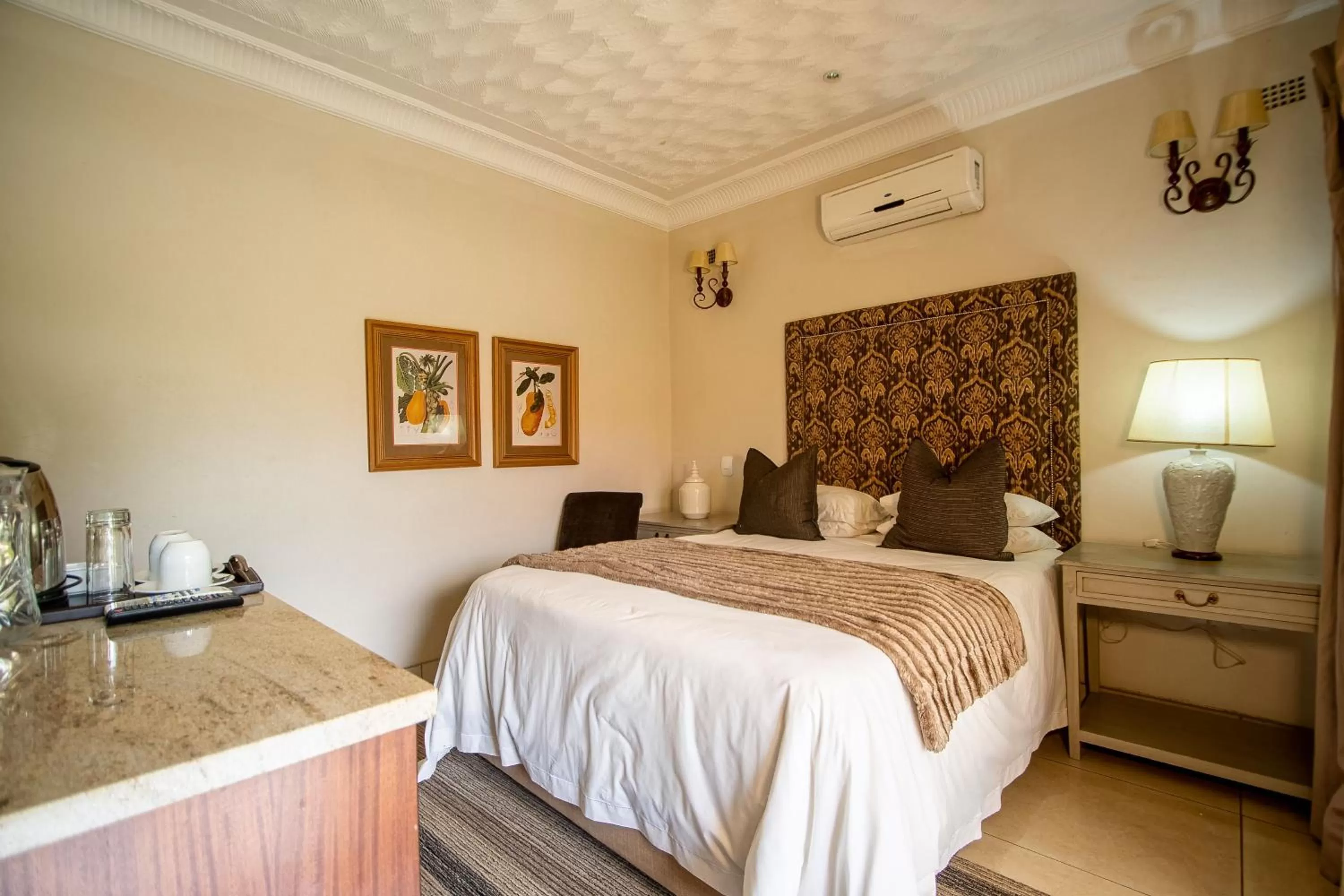 Bed in The Victoria Falls Deluxe Suites