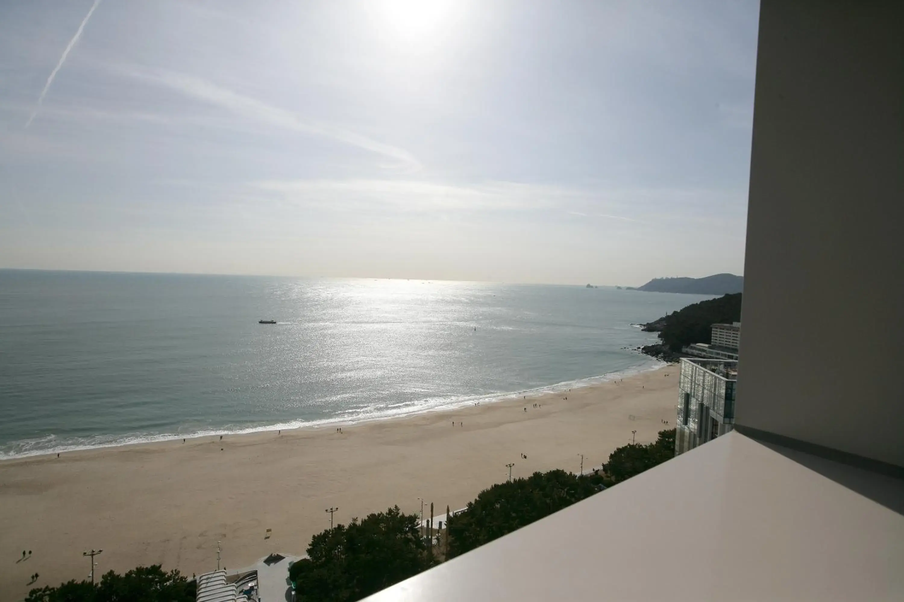Sea view in Toyoko Inn Busan Haeundae 2 Sea view in Toyoko Inn Busan Haeundae 2
