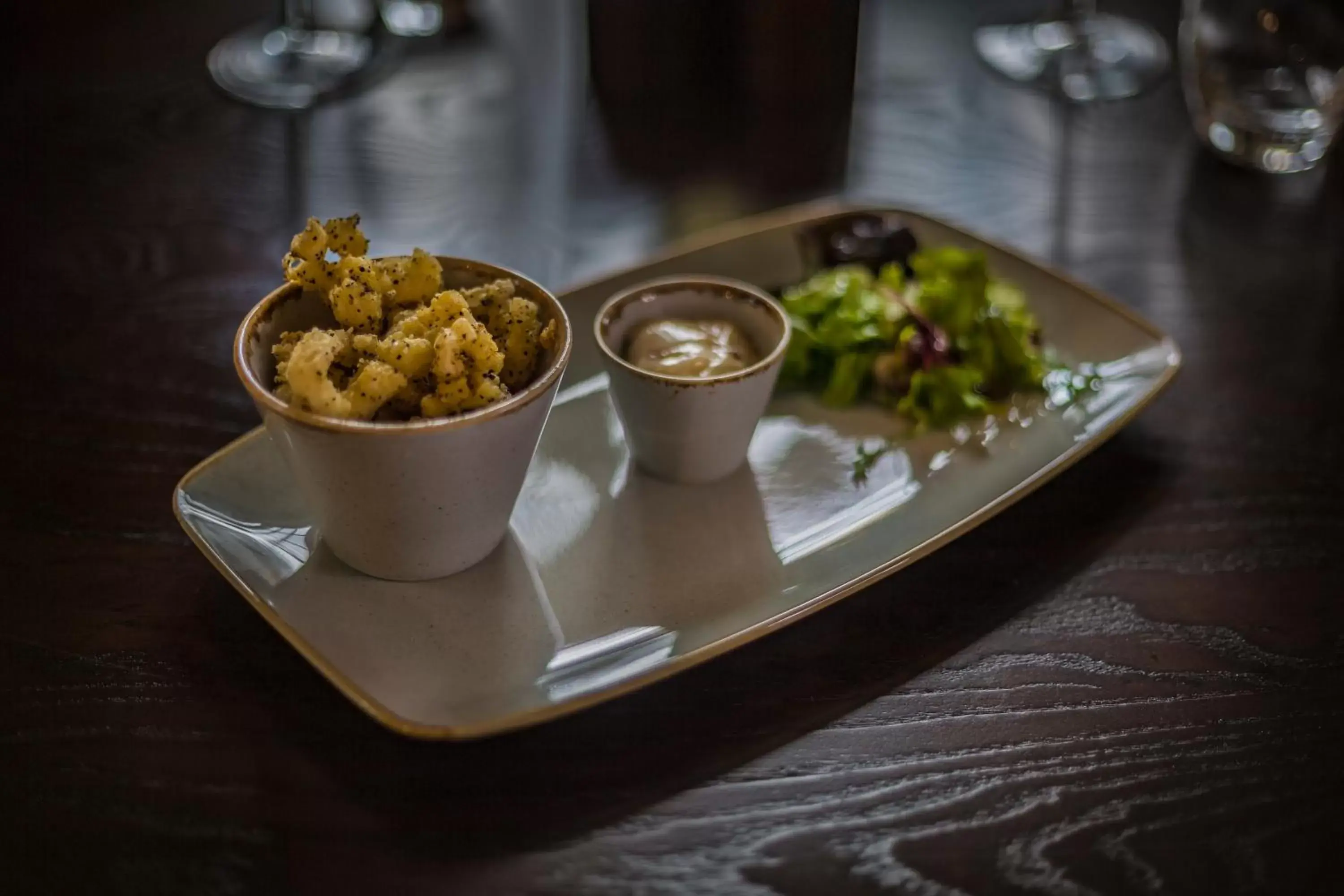 Food close-up in The Golden Fleece Hotel, Thirsk, North Yorkshire