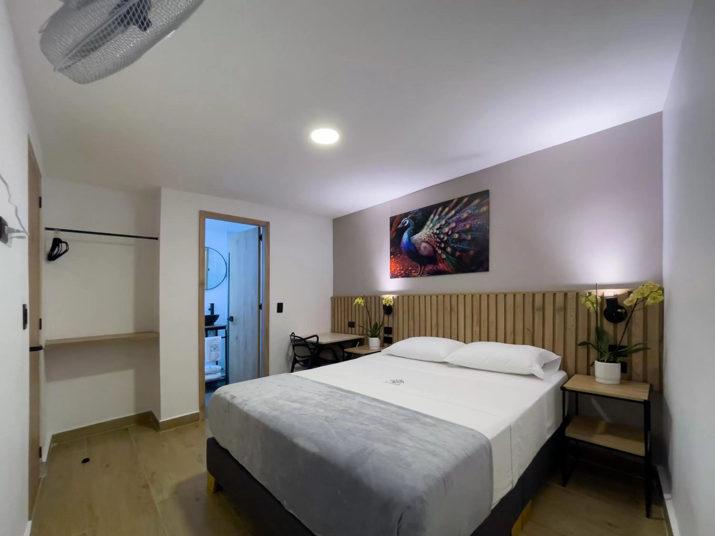 Bed in Vita Hotel Boutique - Aire Acondicionado & Desayuno