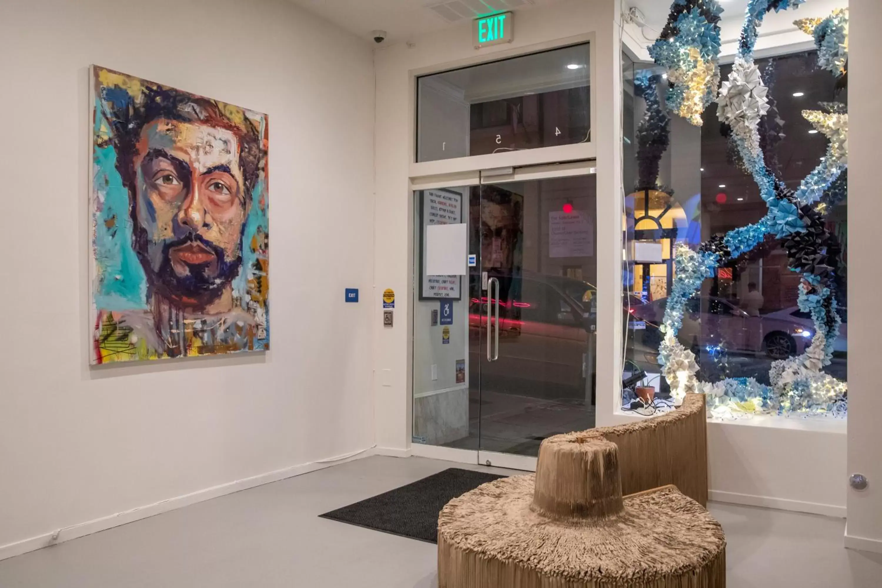 Lobby or reception in Hotel Des Arts Lobby or reception in Hotel Des Arts