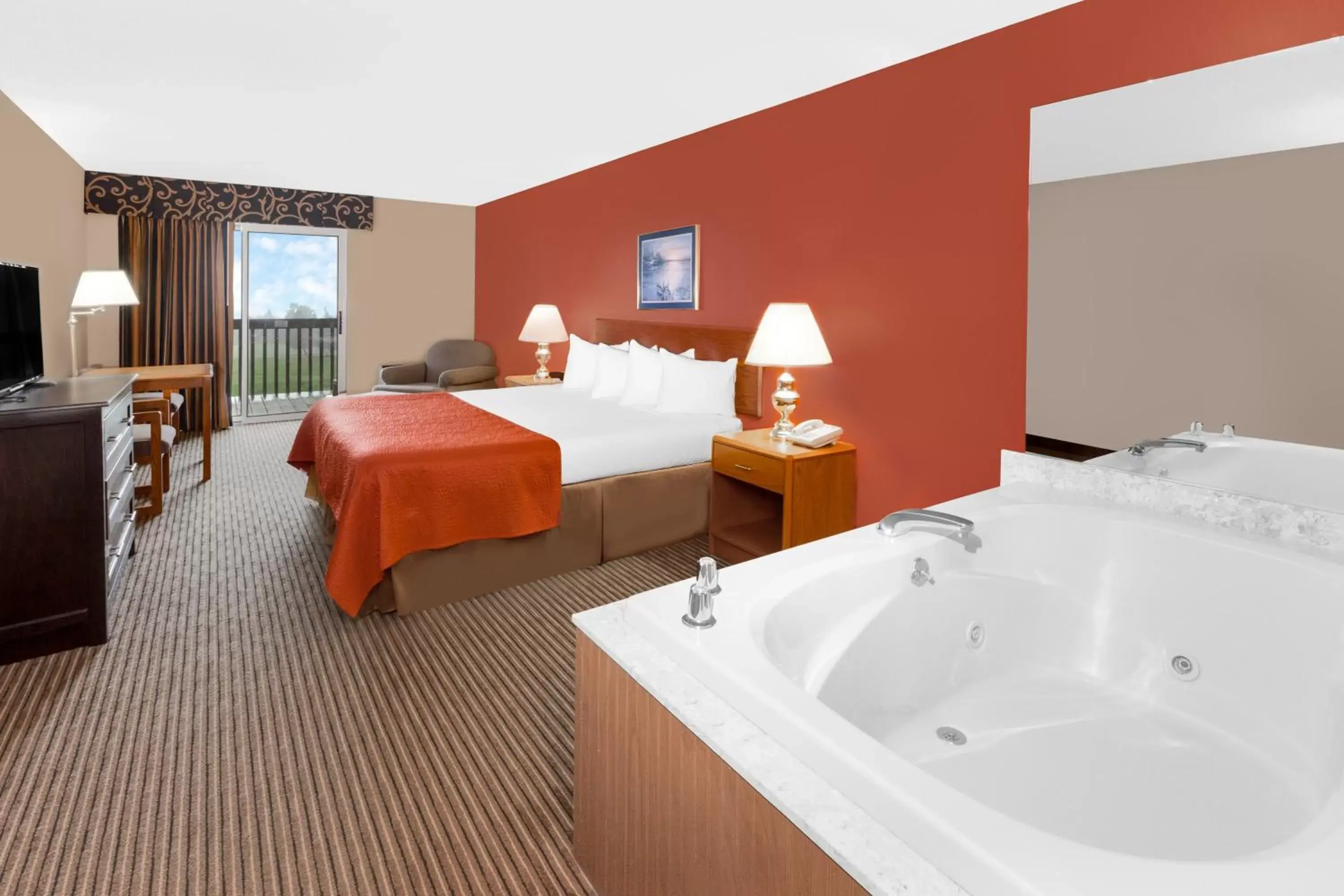 Photo of the whole room, Bathroom in Super 8 by Wyndham St. Ignace