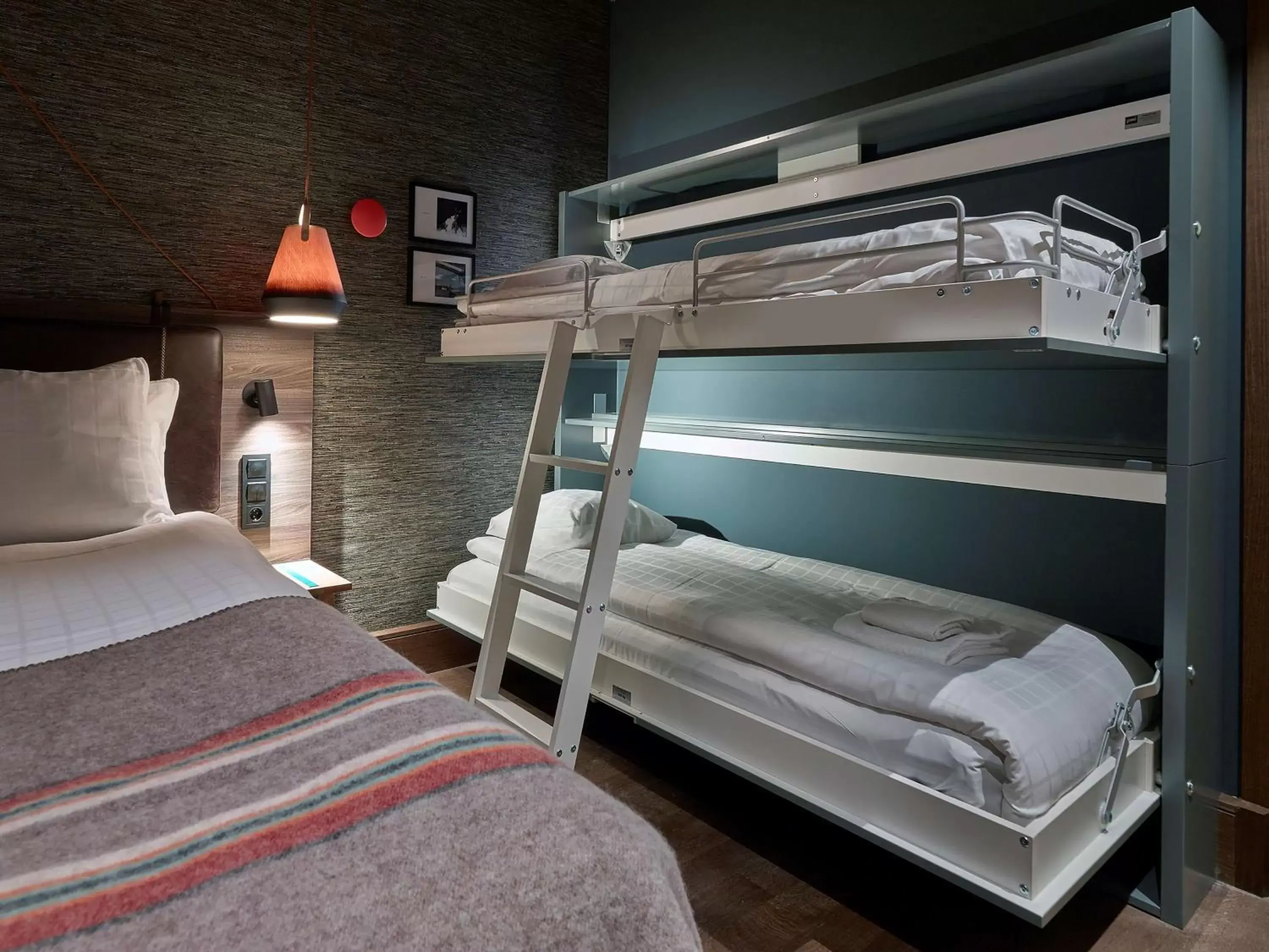 Bedroom, Bunk Bed in Downtown Camper by Scandic