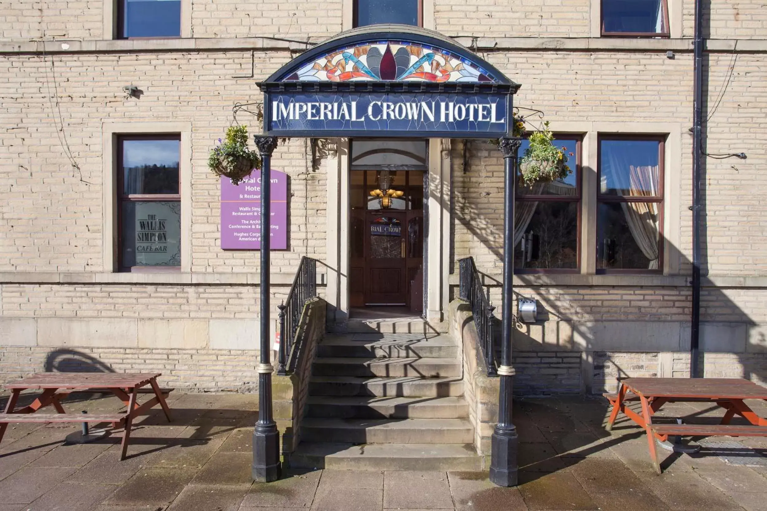 Facade/entrance in The Imperial Crown Hotel