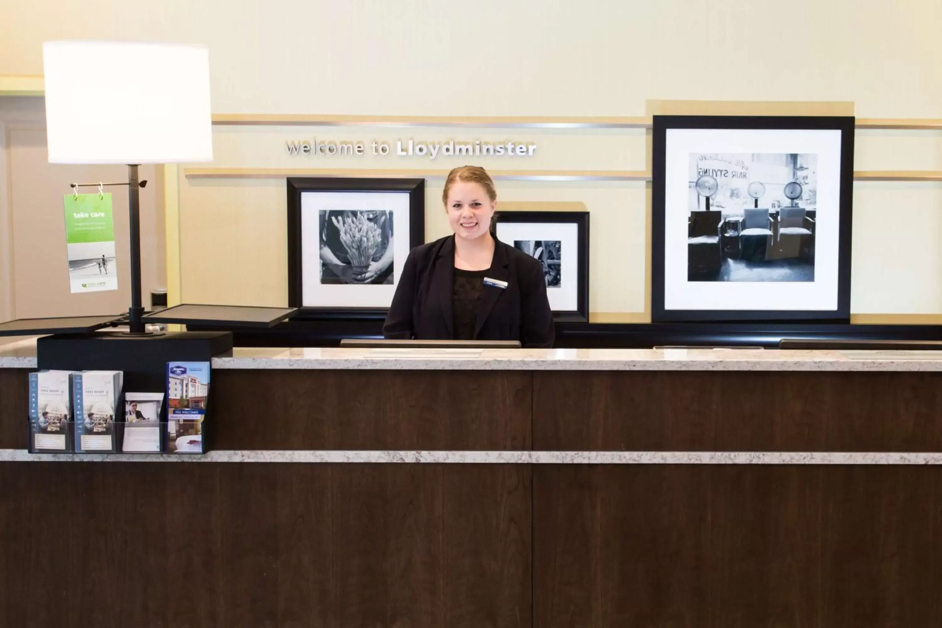 Lobby or reception in Hampton Inn by Hilton Lloydminster Lobby or reception in Hampton Inn by Hilton Lloydminster