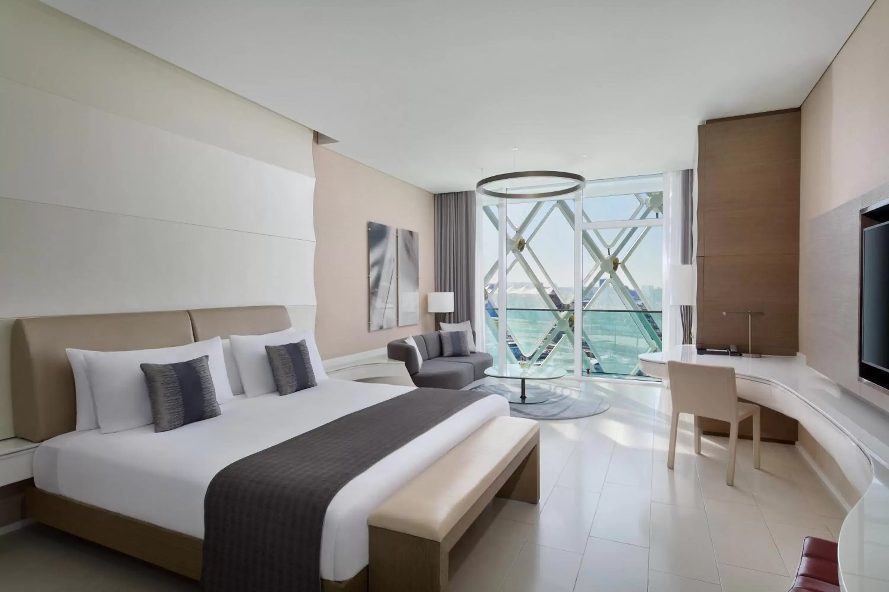 Bedroom, Bed in W Abu Dhabi - Yas Island