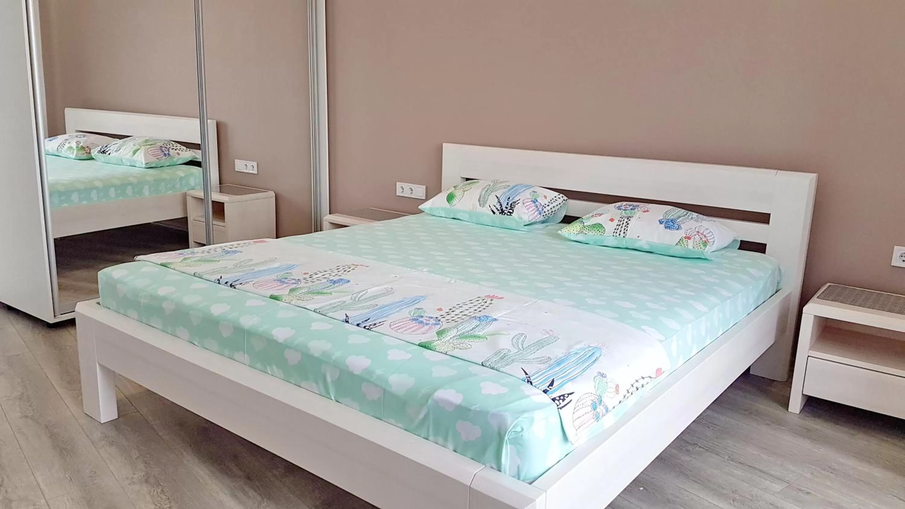 Bed in Most City Apart-Hotel