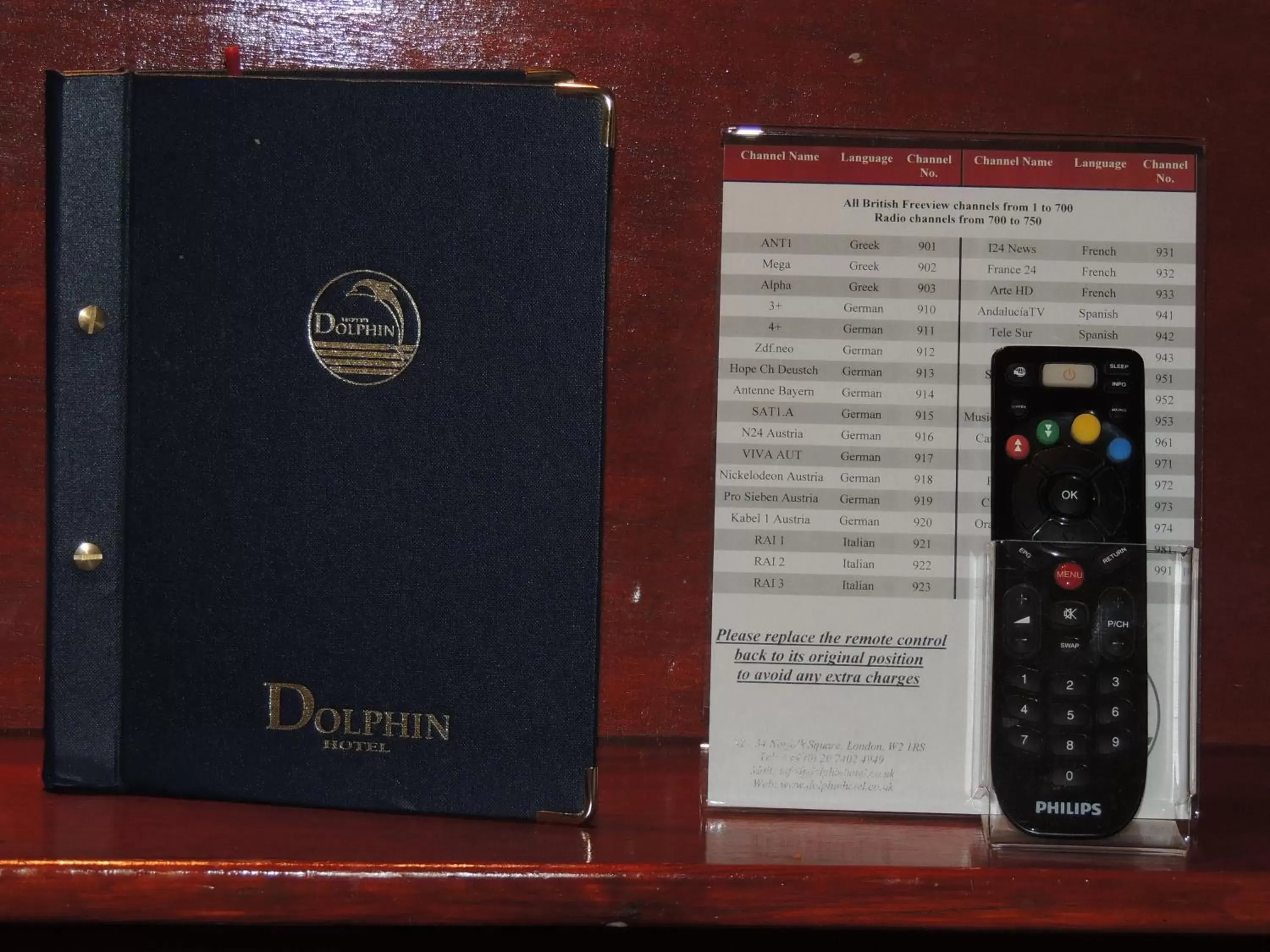 TV and multimedia in Dolphin Hotel