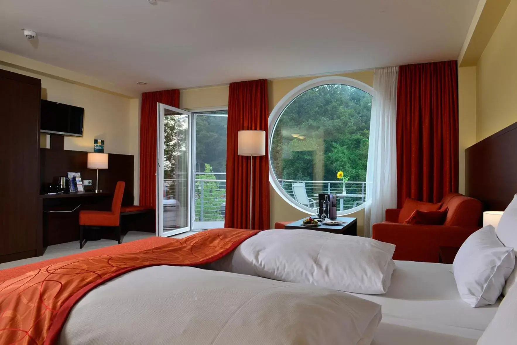 Deluxe Double Room with Balcony in Aribo Hotel Deluxe Double Room with Balcony in Aribo Hotel