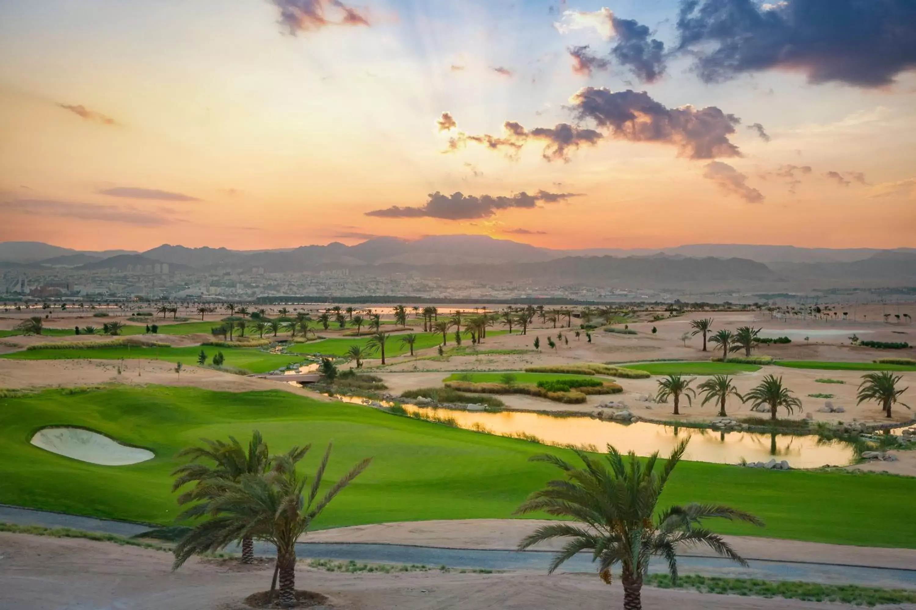 Golfcourse in Hyatt Regency Aqaba Ayla Resort