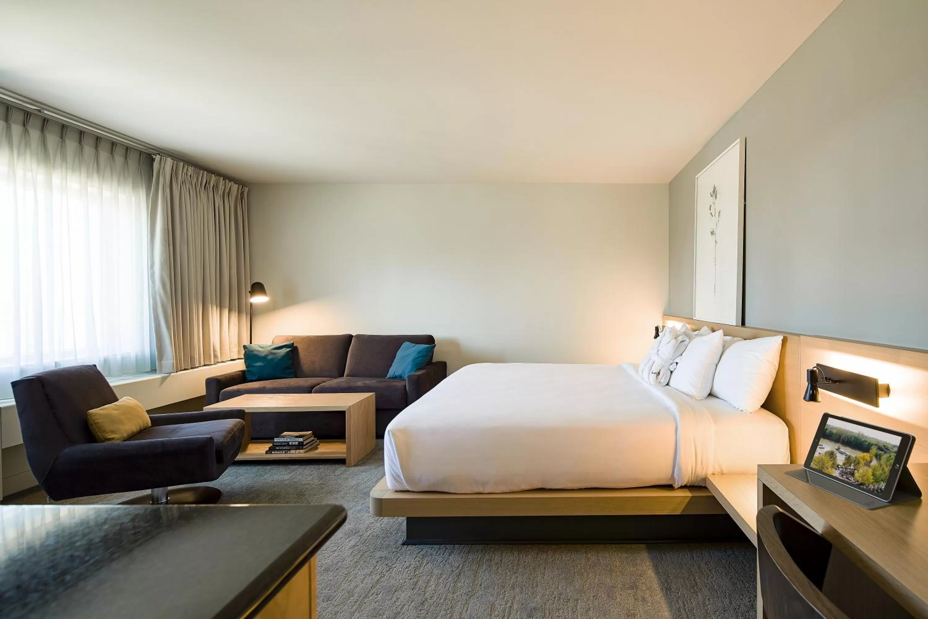 Bed in Inn at the Forks