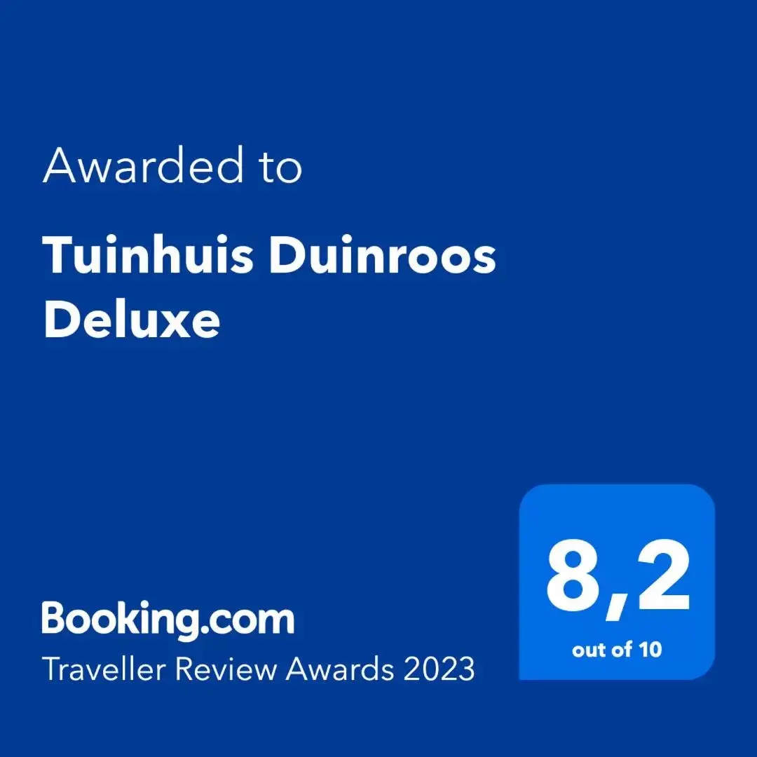 Logo/Certificate/Sign, Logo/Certificate/Sign/Award in Tuinhuis Duinroos Deluxe