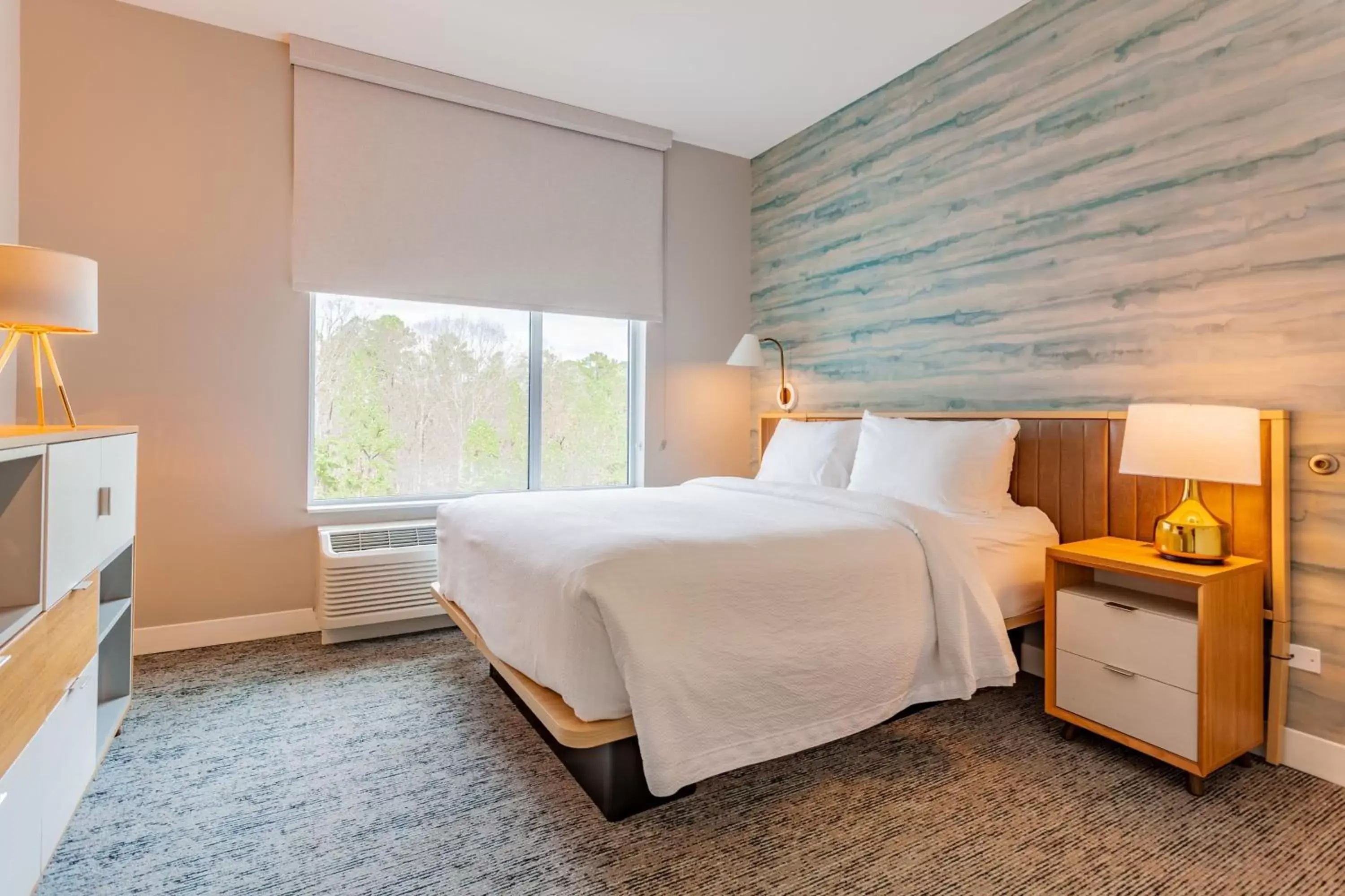 Bedroom, Bed in TownePlace Suites by Marriott Raleigh - University Area