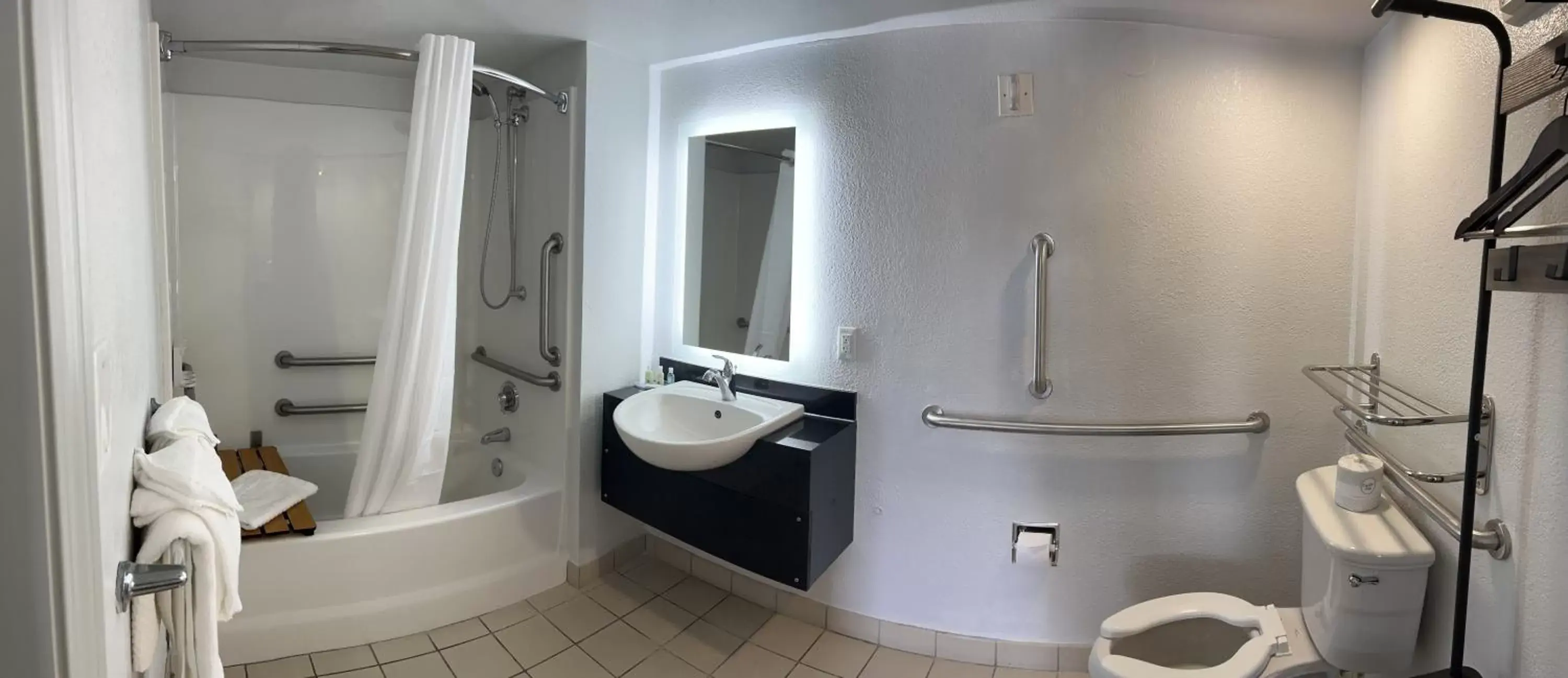 Shower, Bathroom in Quality Inn Santa Fe New Mexico