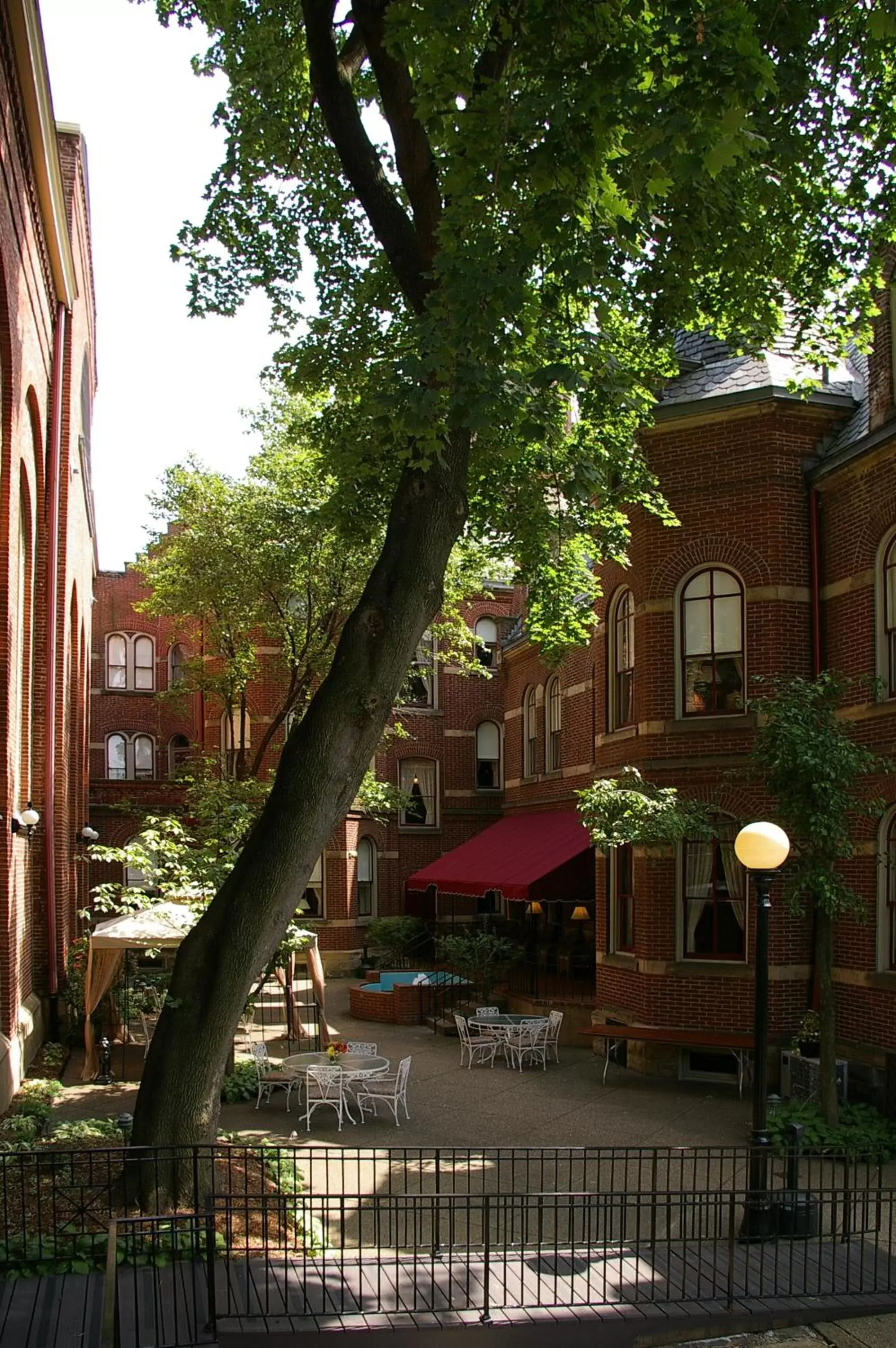 Patio, BBQ Facilities in The Priory Hotel